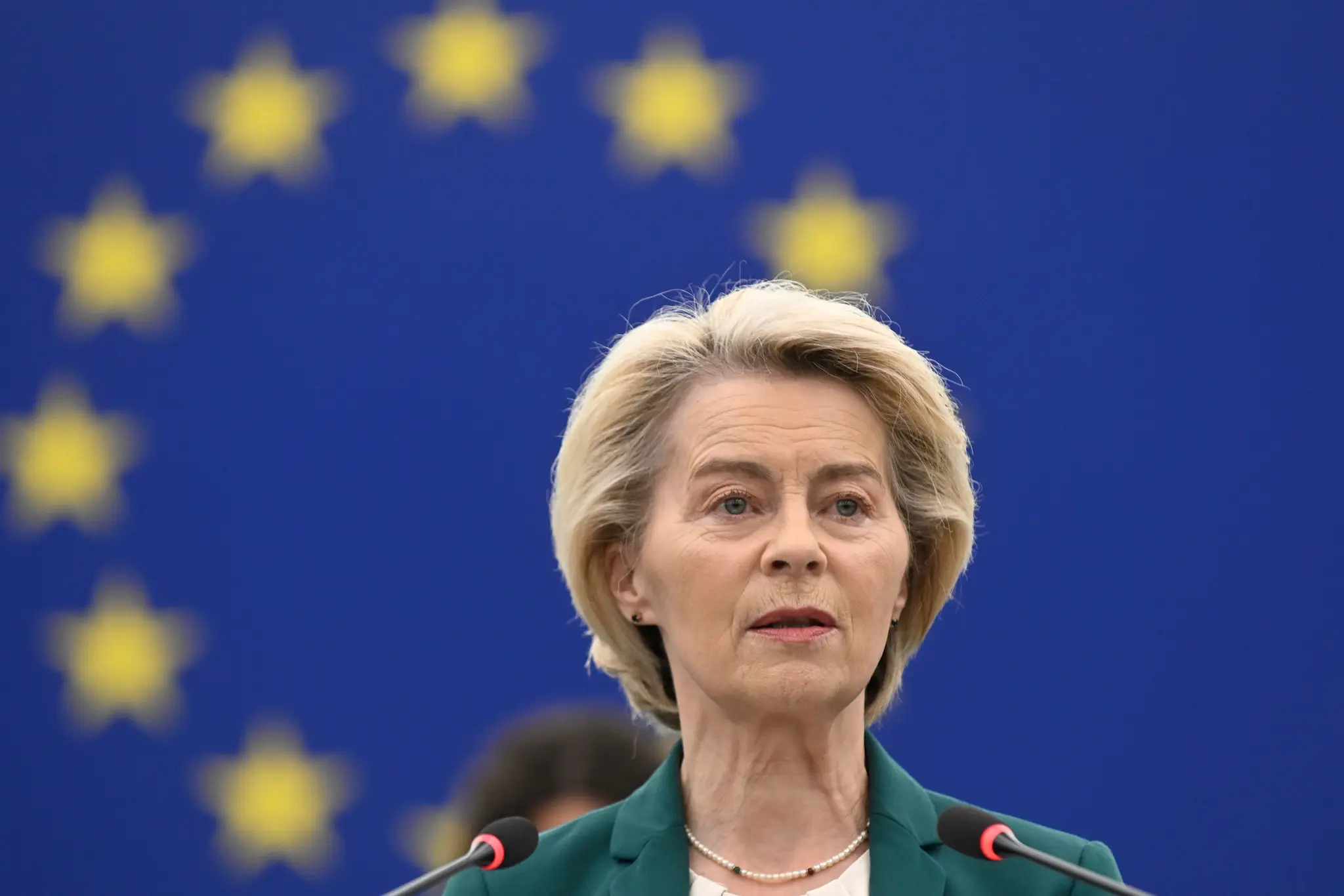 Na snímke predsedníčka Európskej komisie Ursula von der Leyenová.