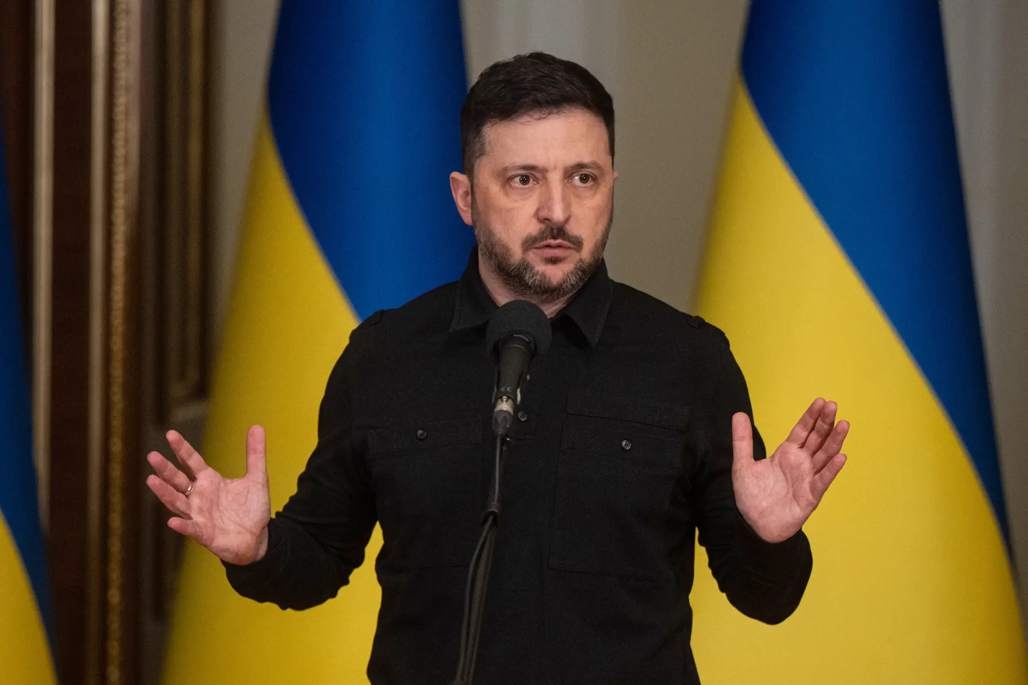 Ukrajinský prezident Volodymyr Zelenskyj.