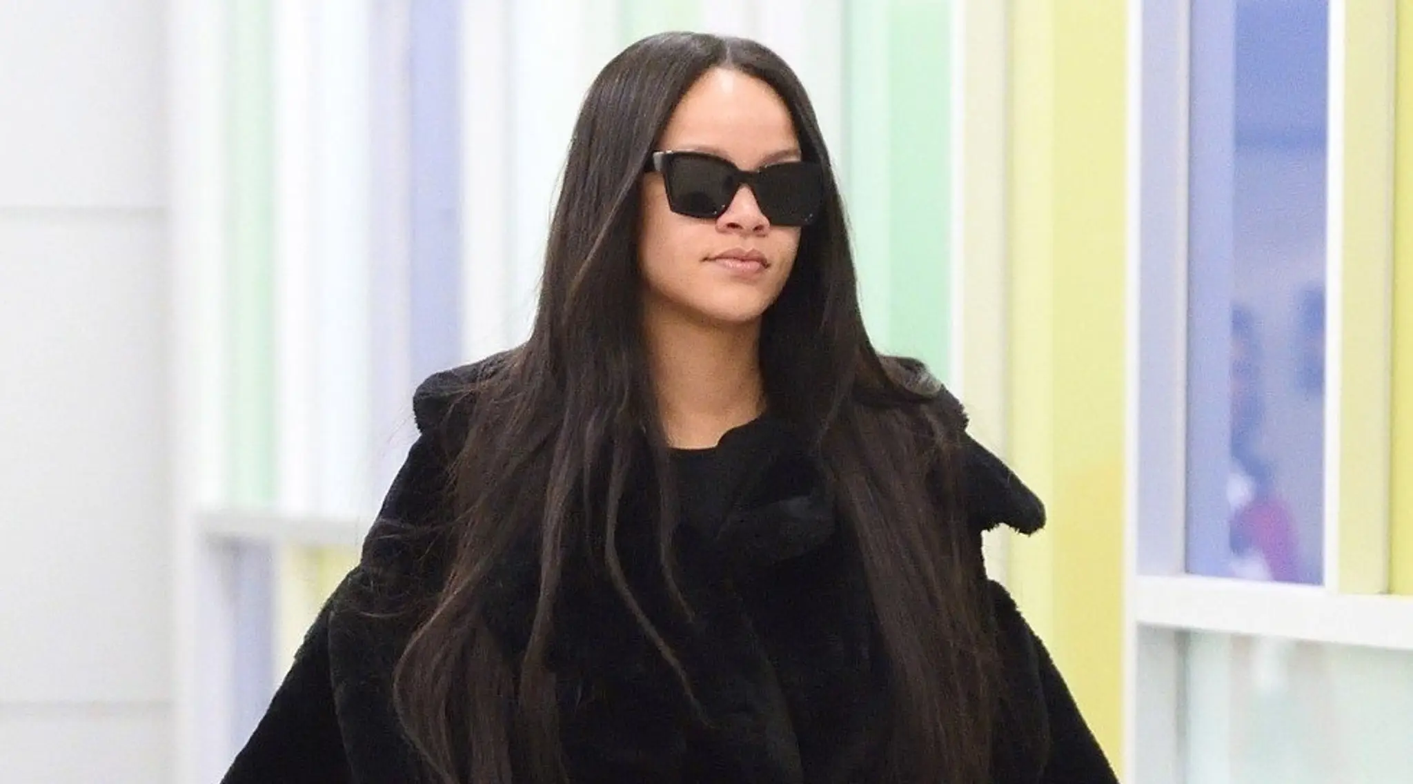Rihanna na letisku JFK v New Yorku