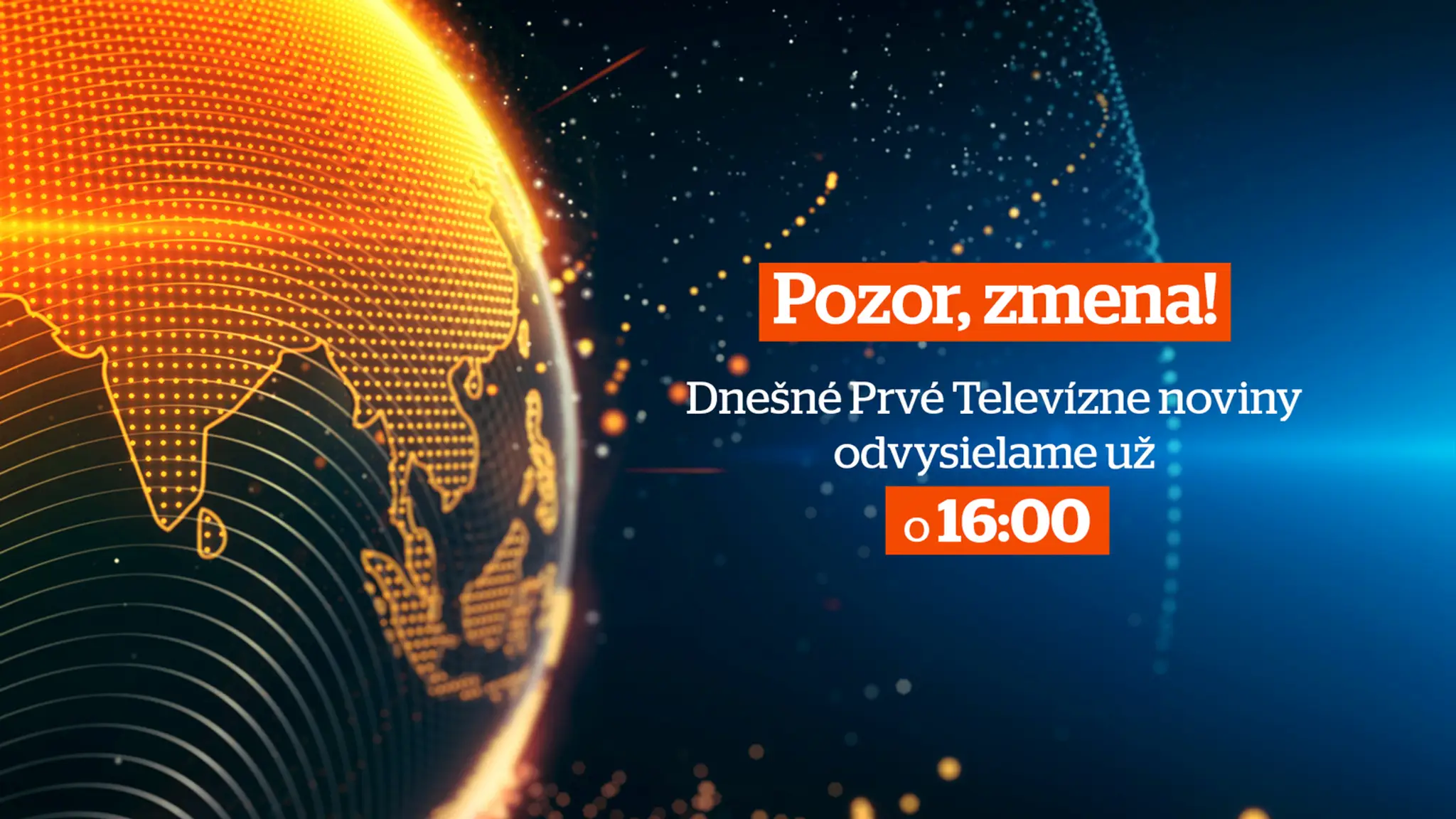 Prvé Televízne noviny sa odvysielajú o 16:00