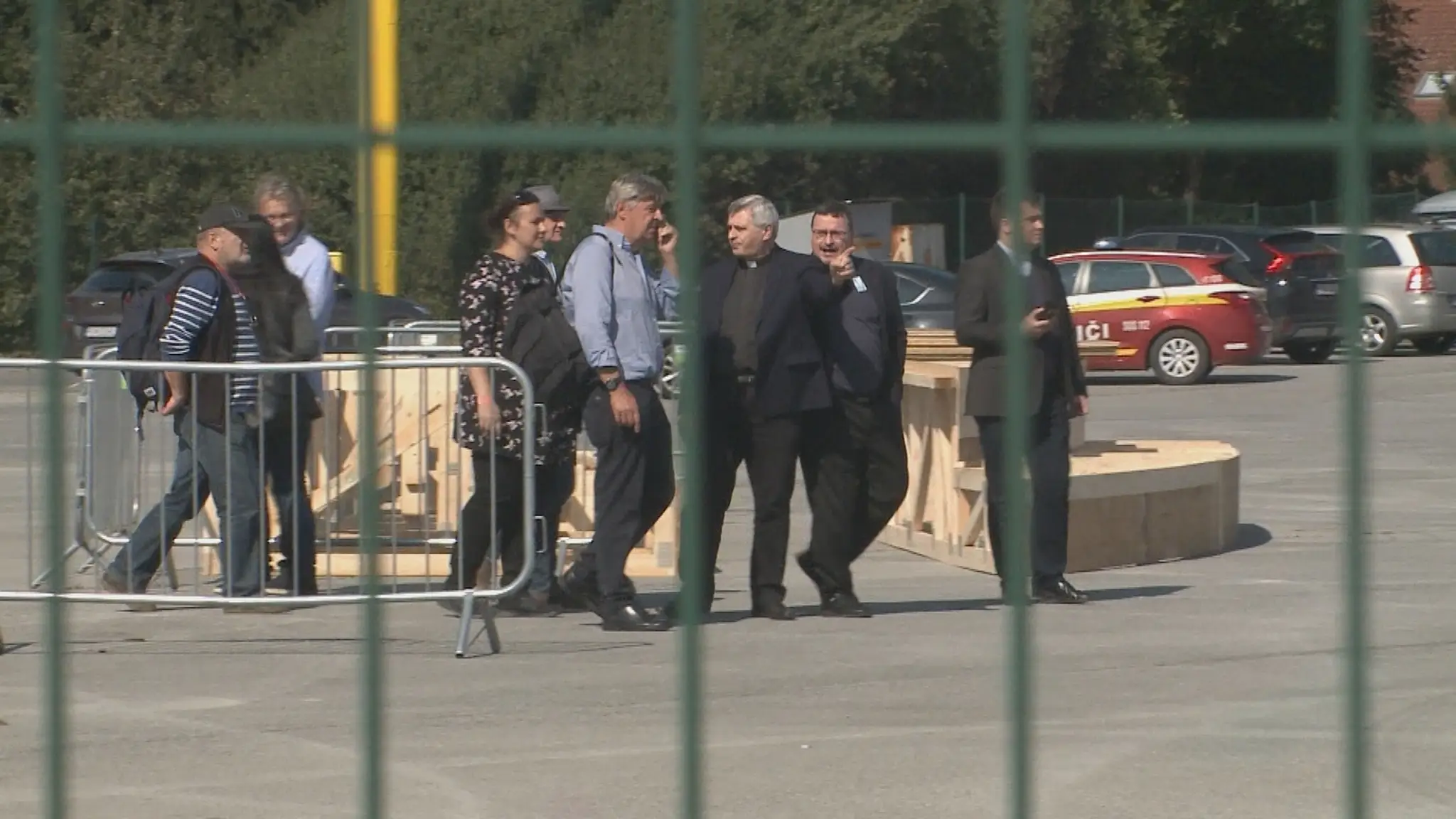 Inšpekcia delegácie z Vatikánu.