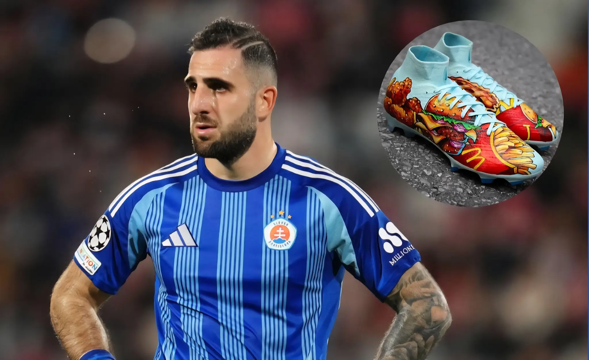 Tigran Barseghyan a jeho nové kopačky