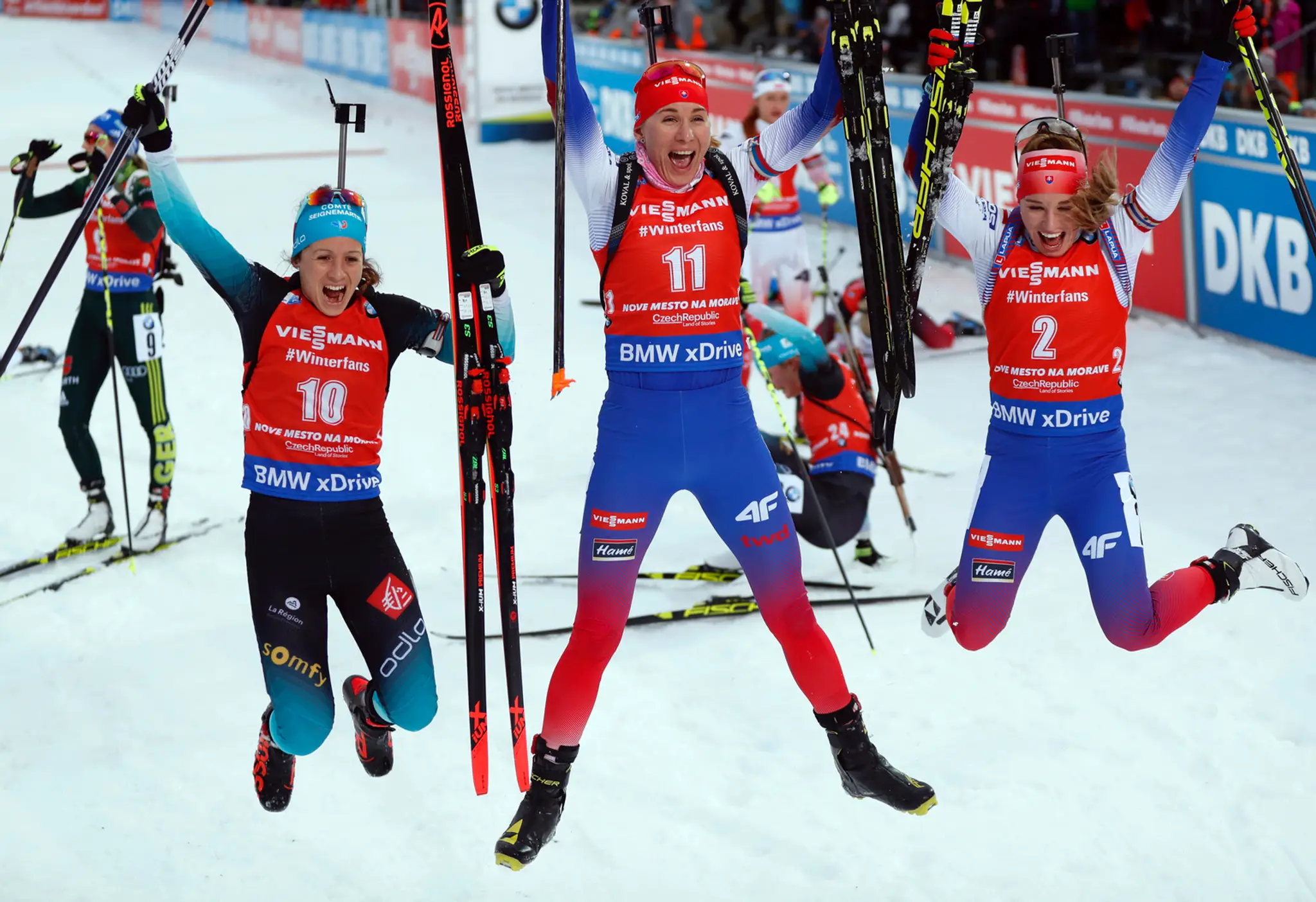 Alpský lyžiar Alexis Pinturault v slalome v Madonna Di Campiglio.