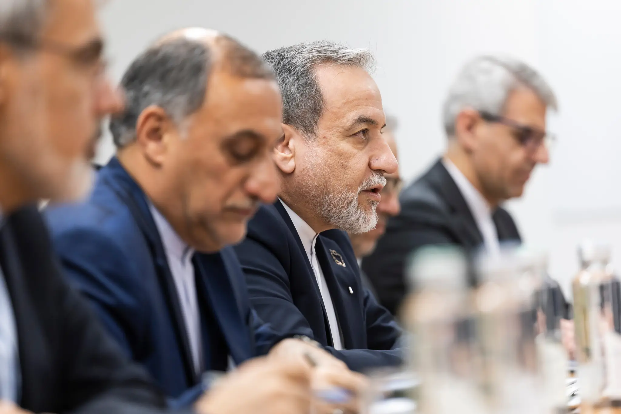 Iránsky minister zahraničných vecí Abbás Arakčí prehovoril počas bilaterálneho stretnutia medzi Švajčiarskom a Iránom v Ženeve.