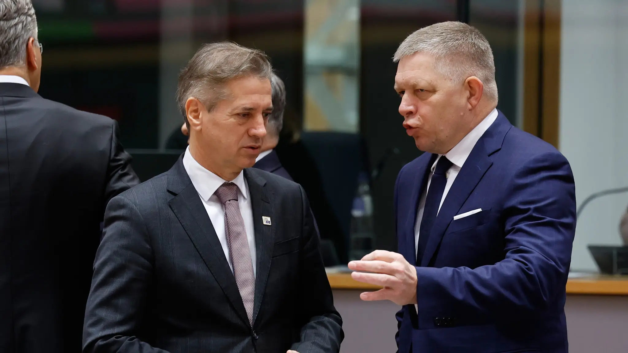 Robert Fico na samite EÚ