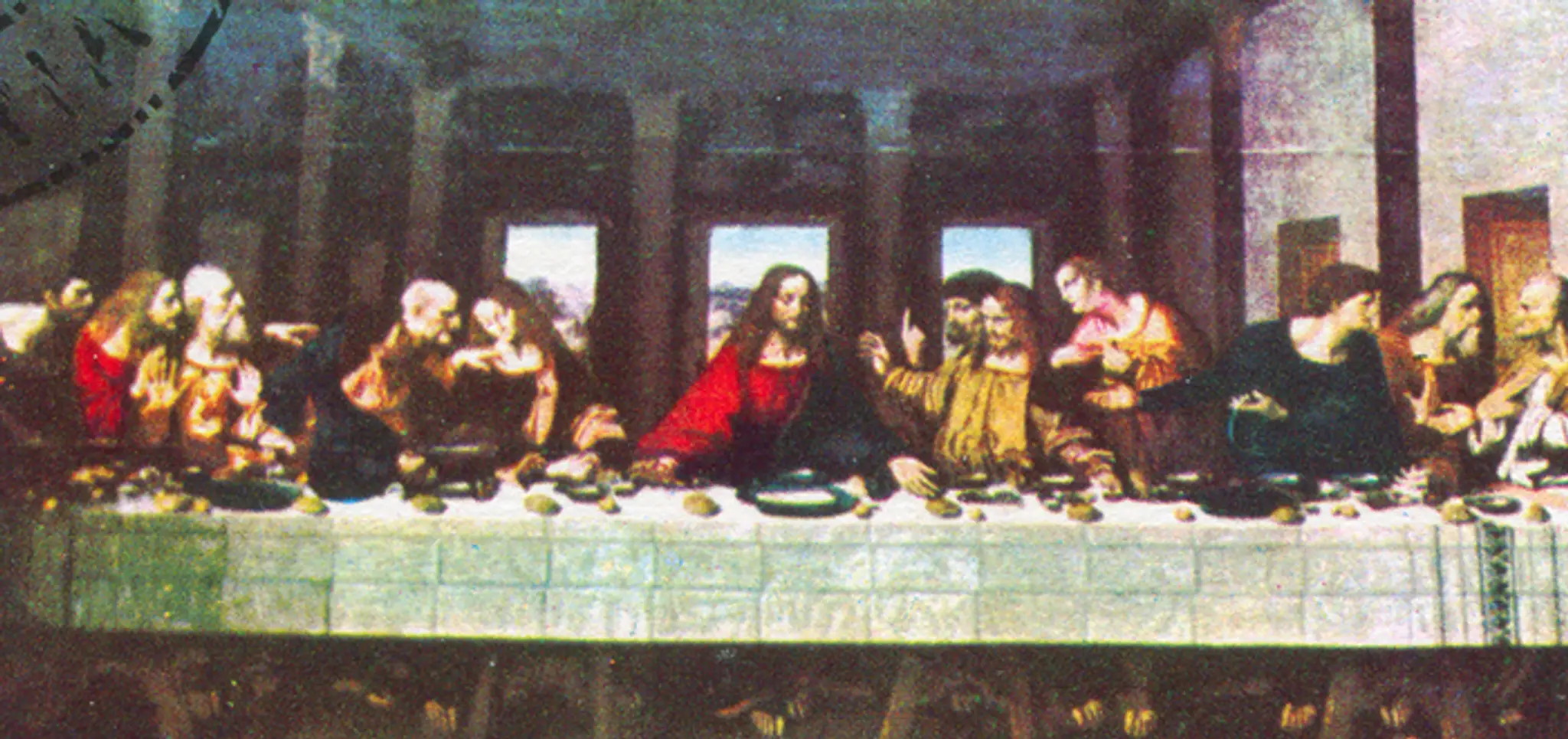 Freska Posledná večera od Leonarda da Vinciho, ktorú môžete vidieť v Miláne.