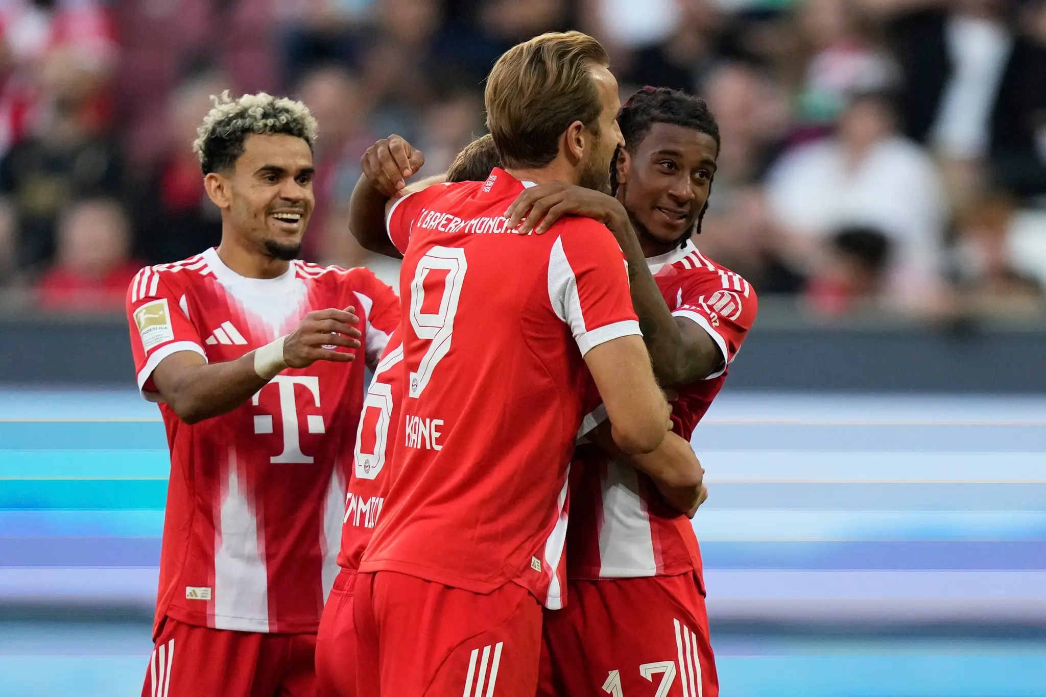Bayern Mníchov oslavoval výhru.