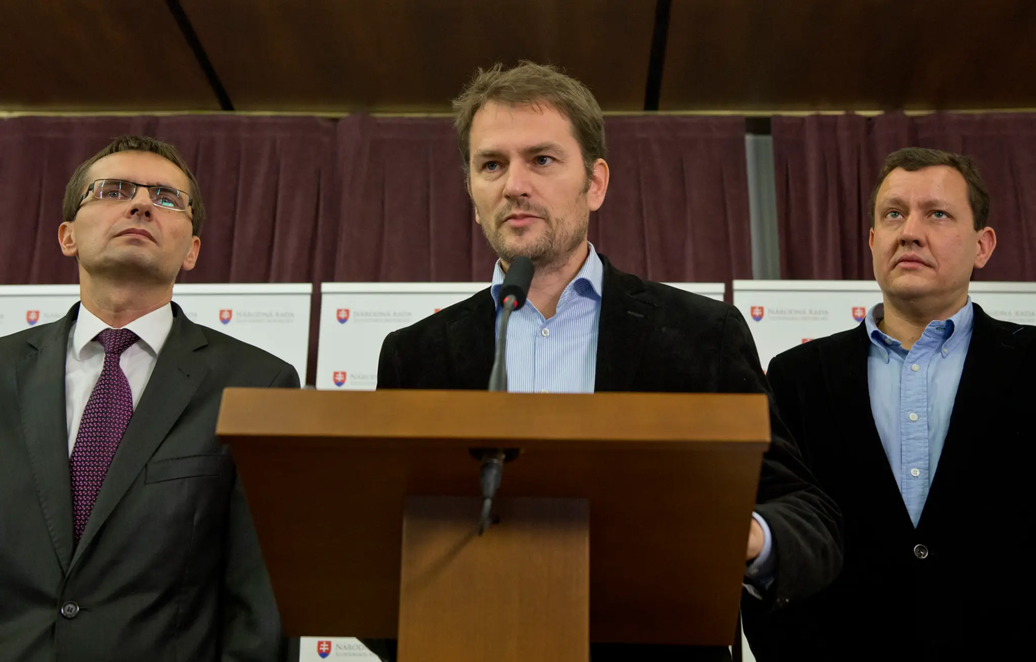Ľubomír Galko, Daniel Lipšic, Igor Matovič 