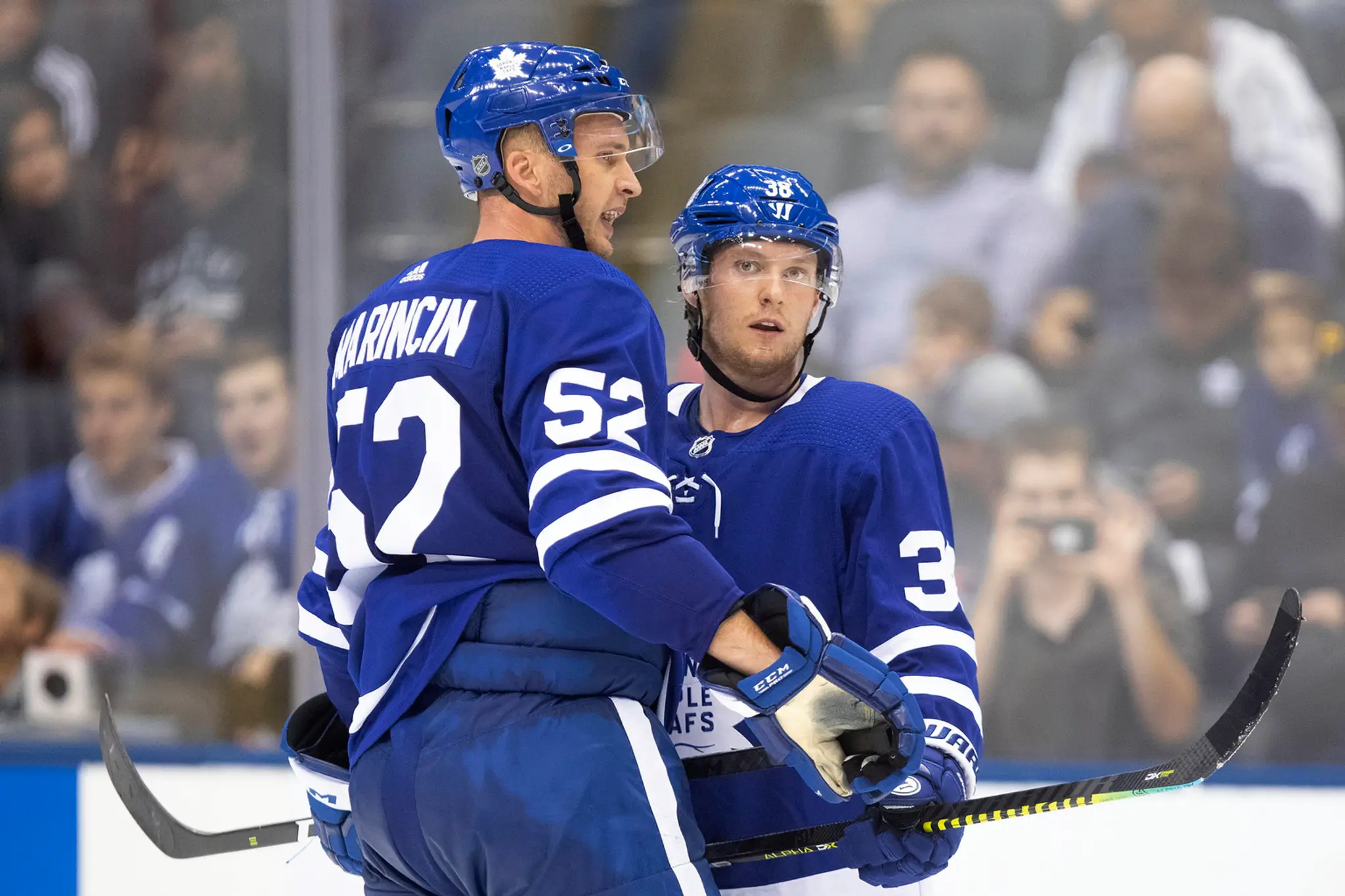 Auston Matthews z Toronta v príprave.