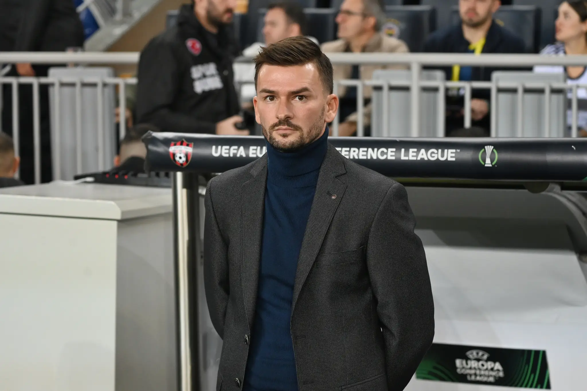Michal Gašparík počas súboja Trnavy s Fenerbahce