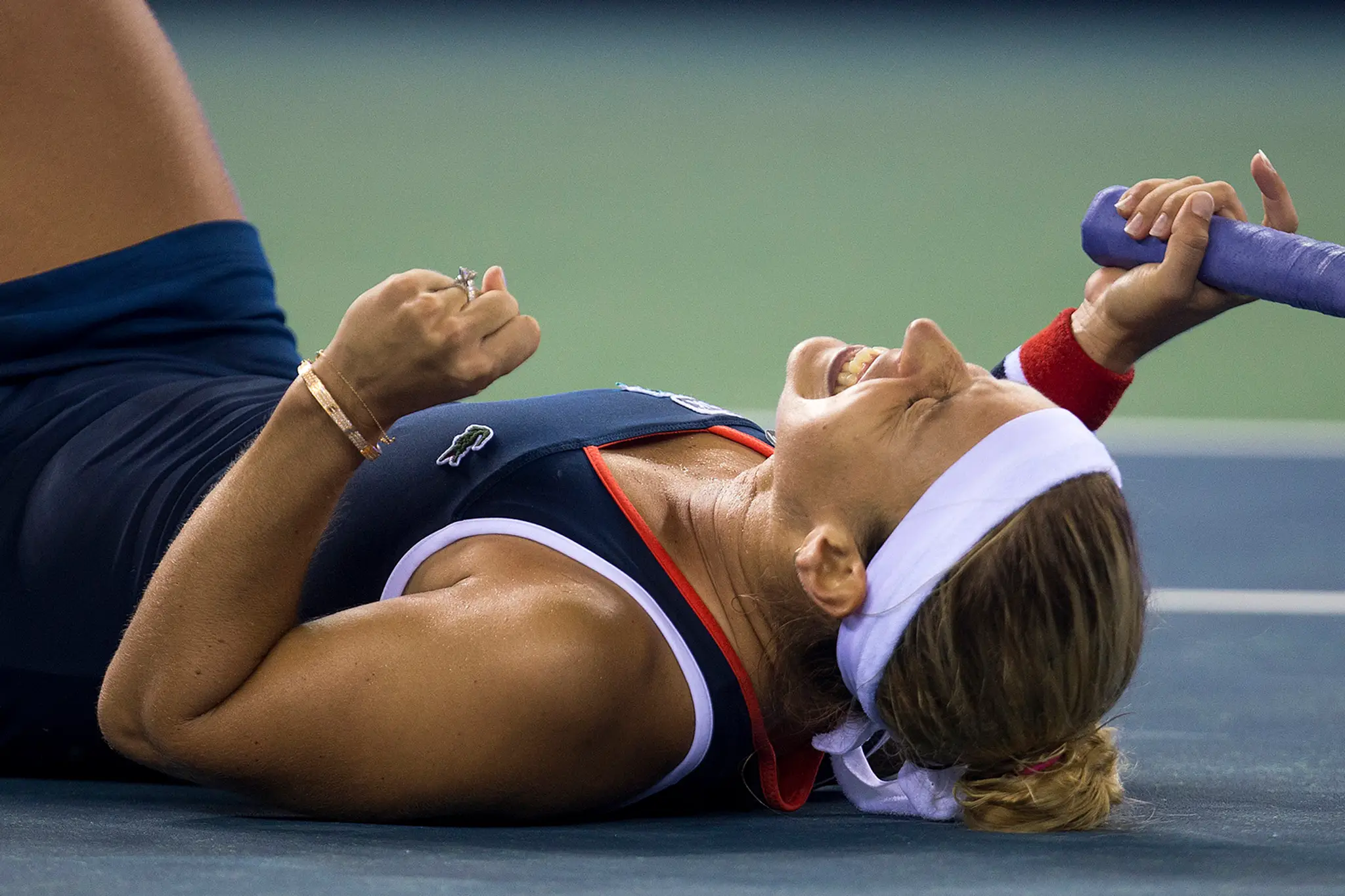 Dominika Cibulková po výhre v semifinále turnaja WTA vo Wuchane.