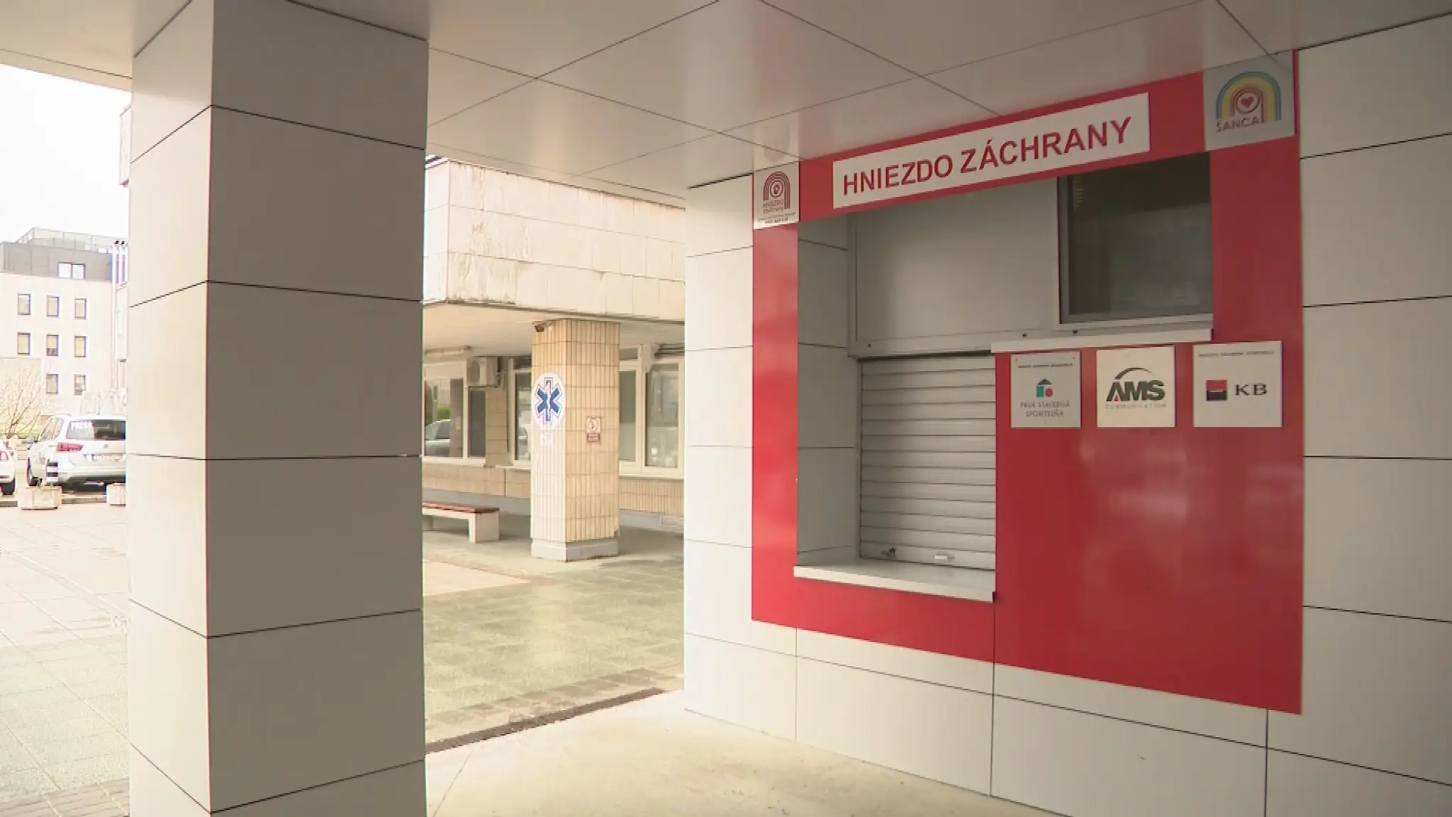 Hniezdo záchrany na bratislavských Kramároch.