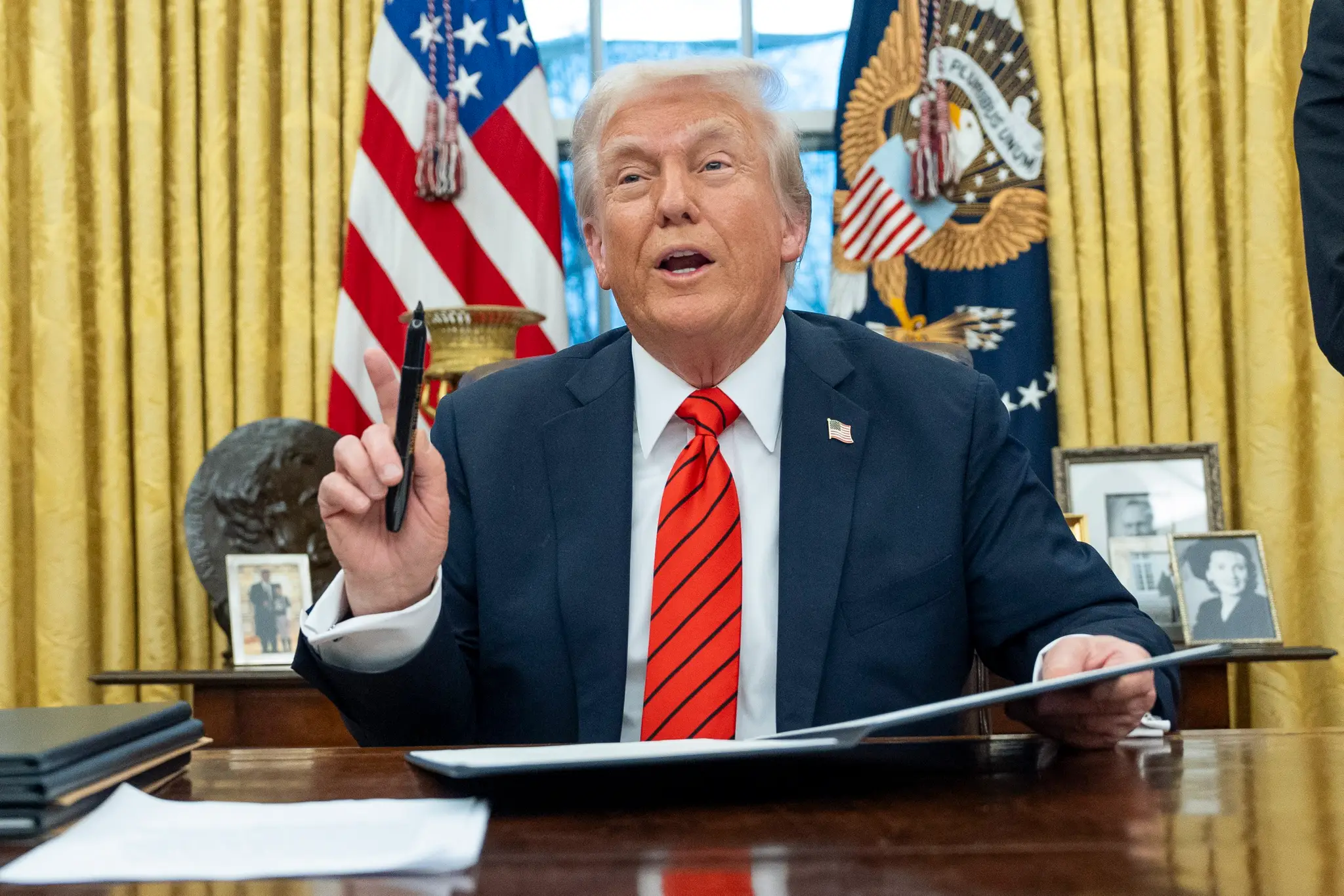 Na snímke americký prezident Donald Trump.