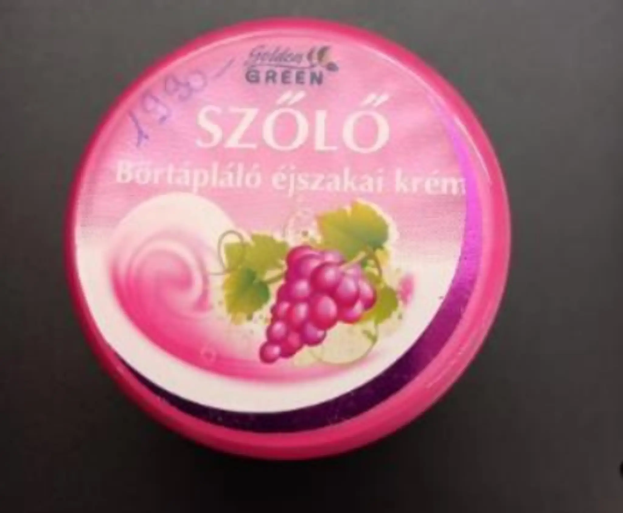 Golden green - Grape/ Szőlő börtápláló éjszakai krém – nočný krém
