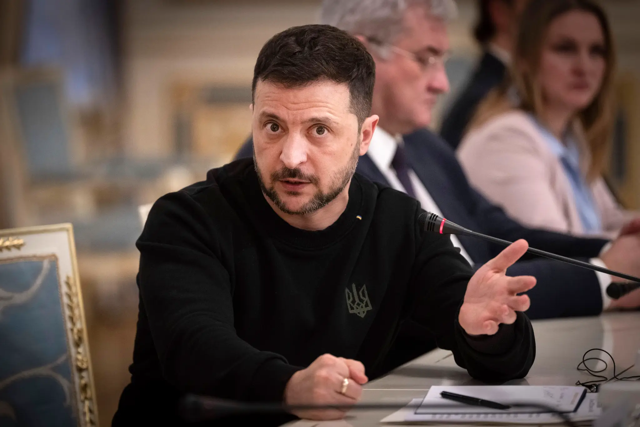 Na snímke ukrajinský prezident Volodymyr Zelenskyj.