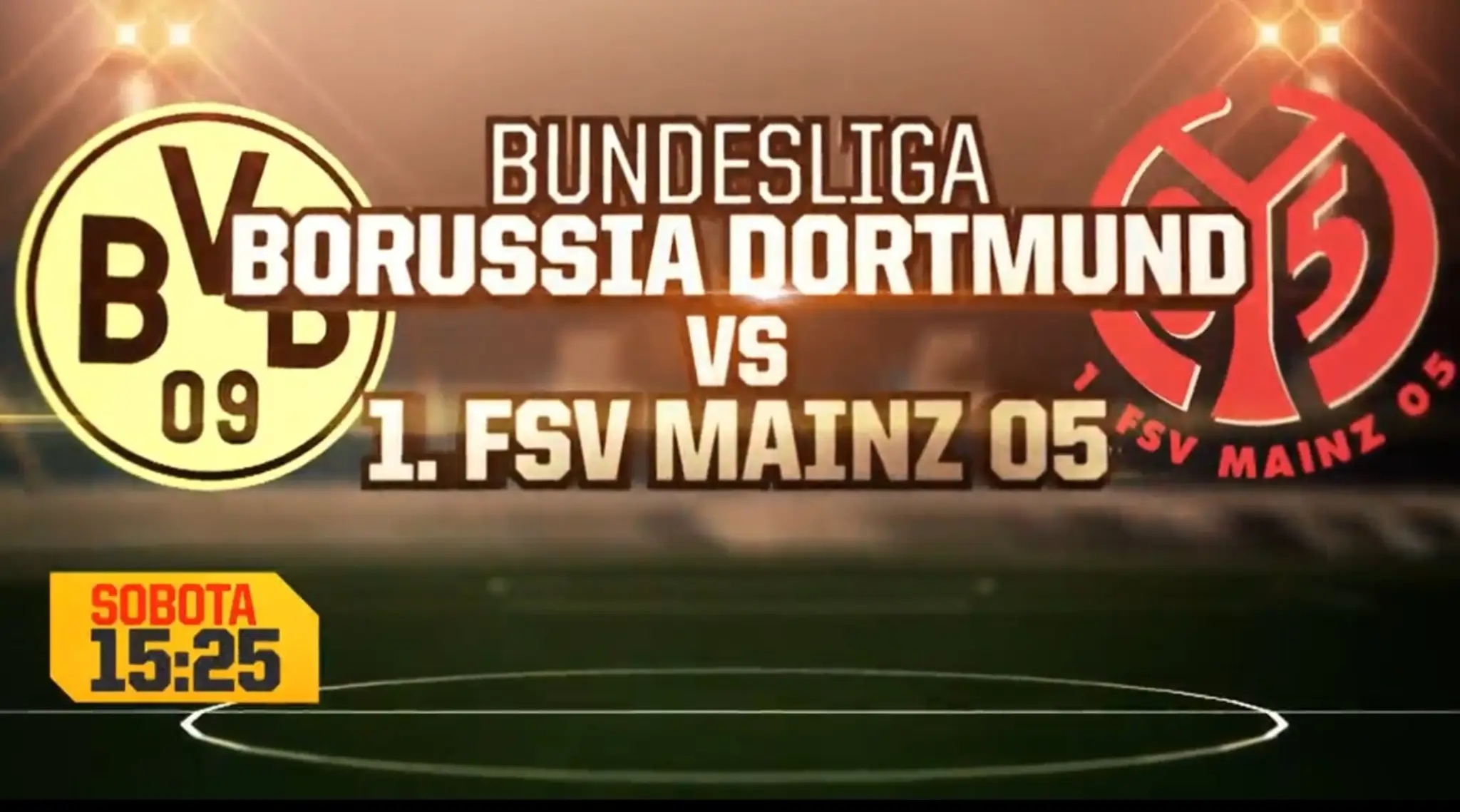 Dortmund vs. Mainz na Dajto.