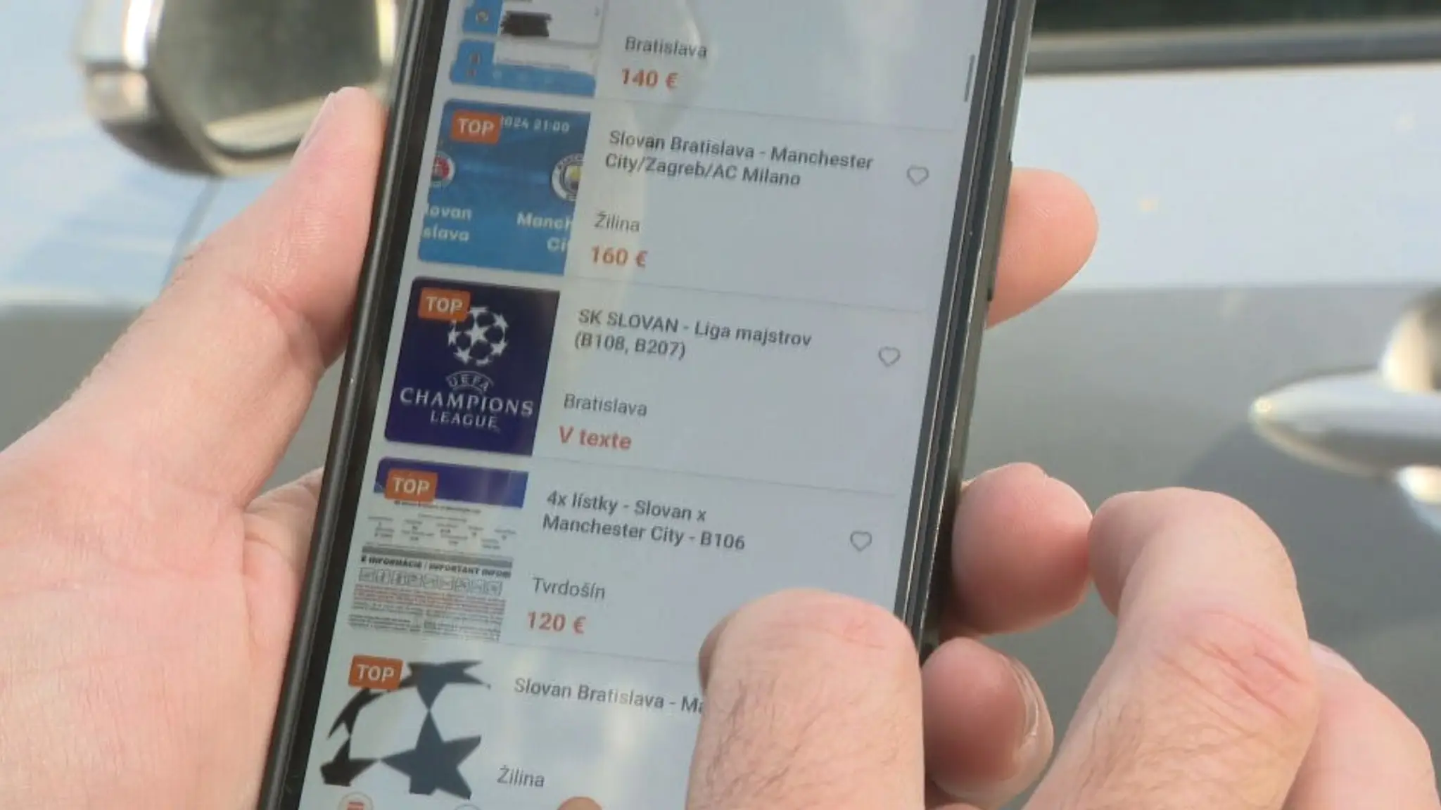 Vypredané lístky na Ligu majstrov využíva čierny trh. 