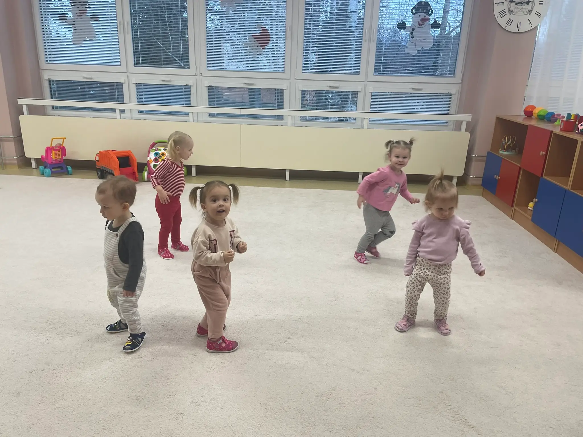 Deti v mestských jasliach v Prievidzi