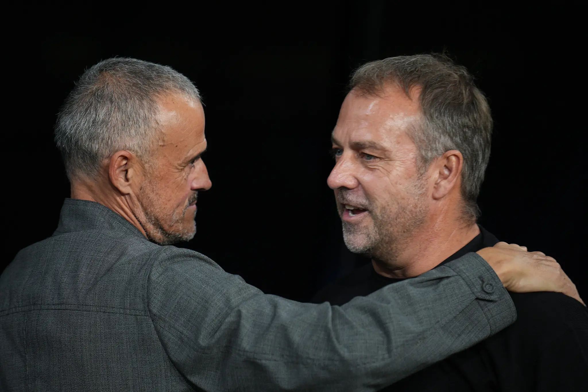 Luis Enrique a Hansi Flick