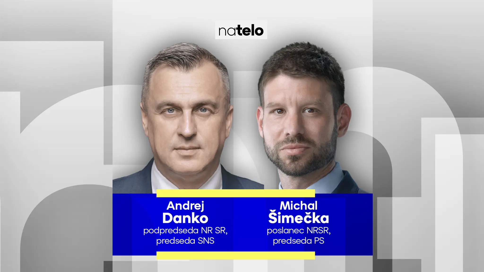Andrej Danko a Michal Šimečka