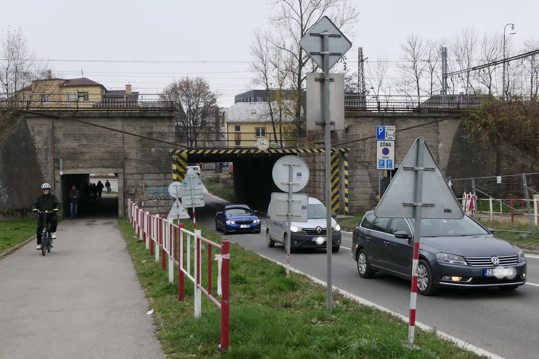 Podjazd na Kysuckej ulici v Žiline