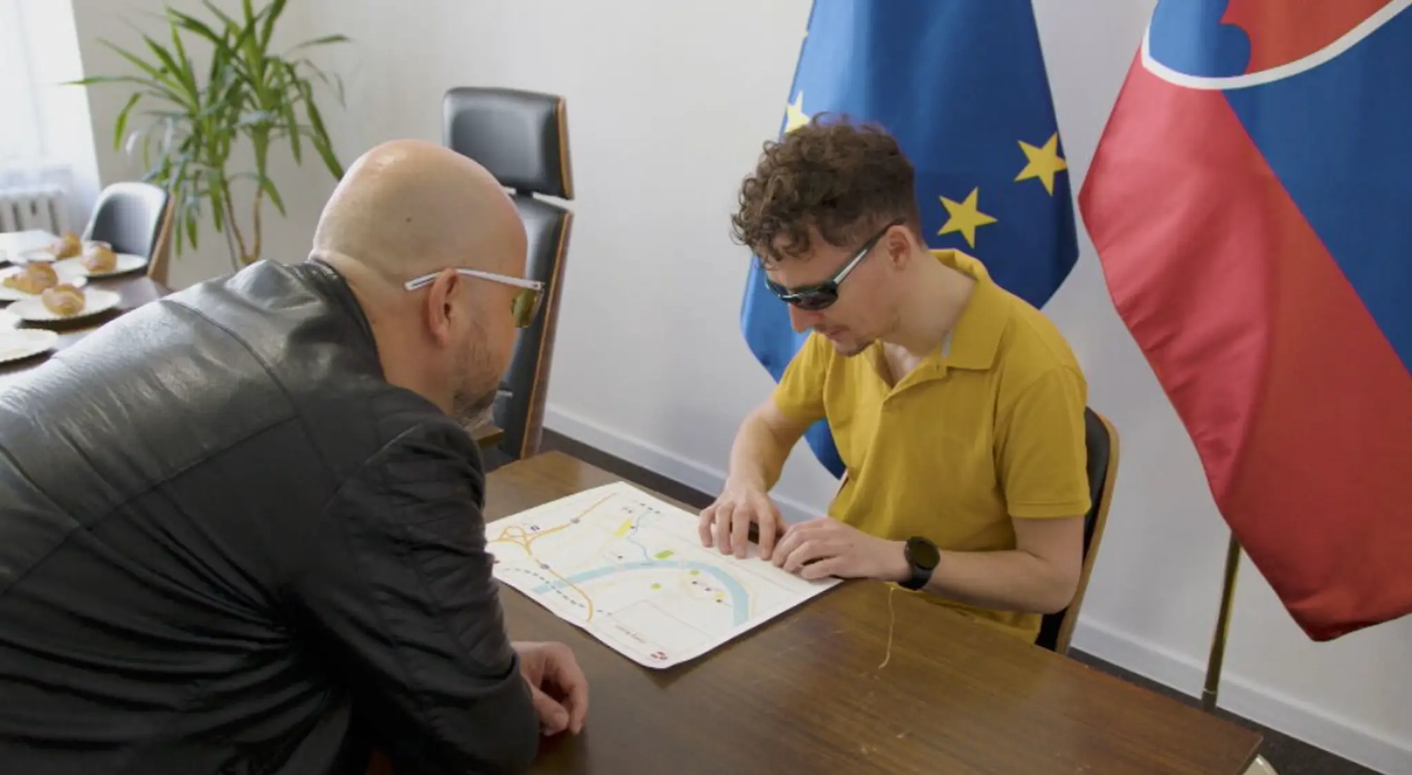 Mapa pre nevidiacich.