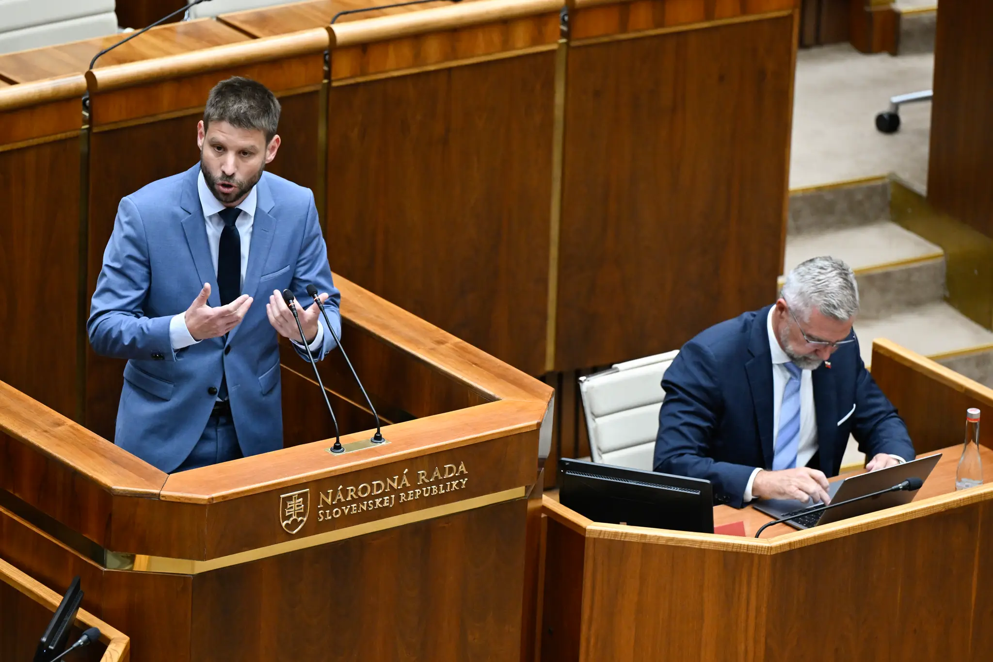 Michal Šimečka a Tibor Gašpar