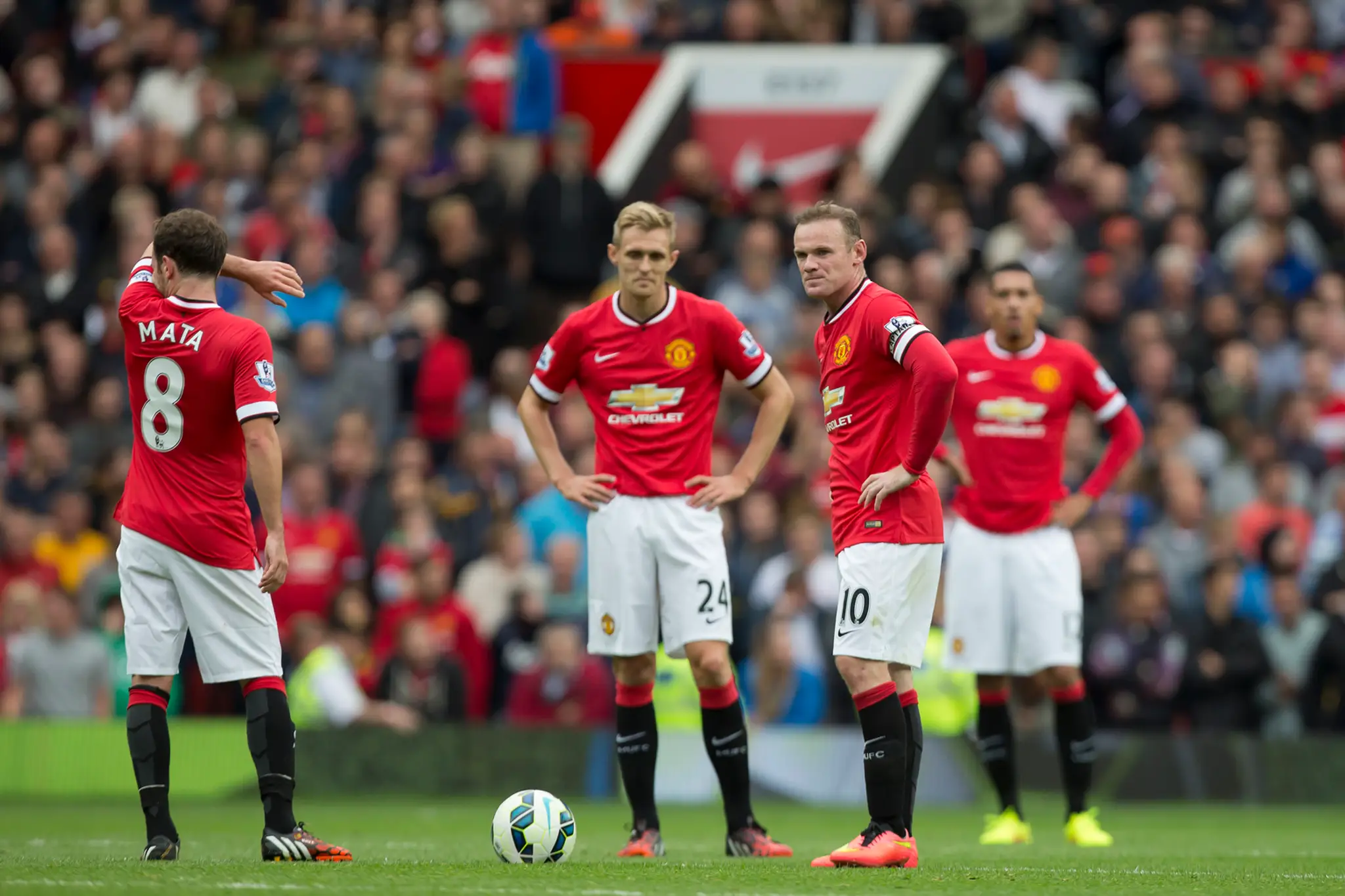 Reakcia hráčov Manchestru United po prehre 1:2 vso Swansea v prvom kole anglickej Premier League.