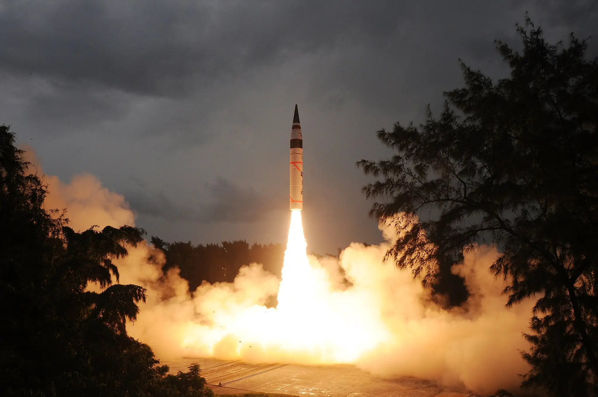 Agni-V indická balistická raketa 