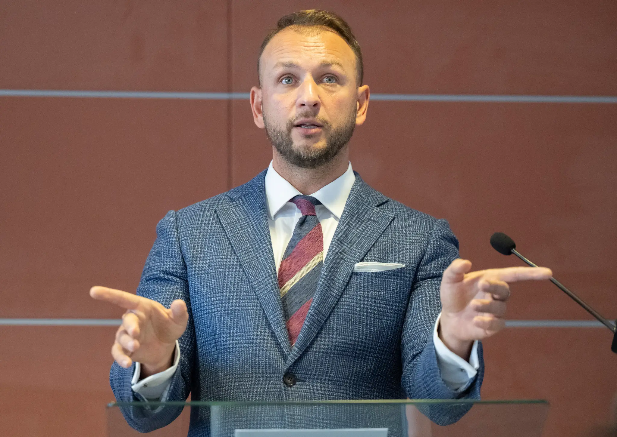 Na snímke minister vnútra Matúš Šutaj Eštok.
