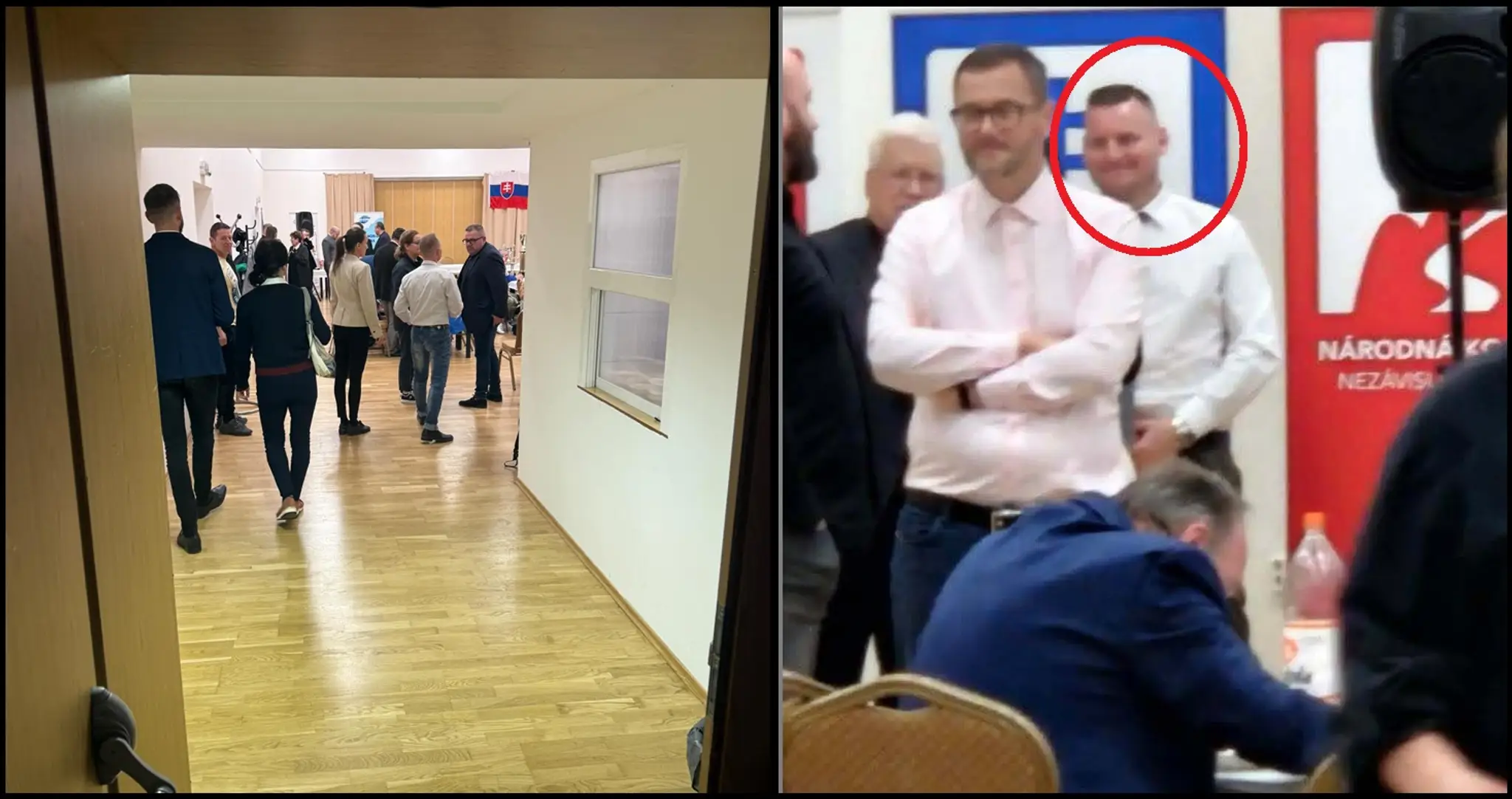 Na stretnutí priaznivcov Národnej koalície vystúpil aj extrémista Daniel Bombic.
