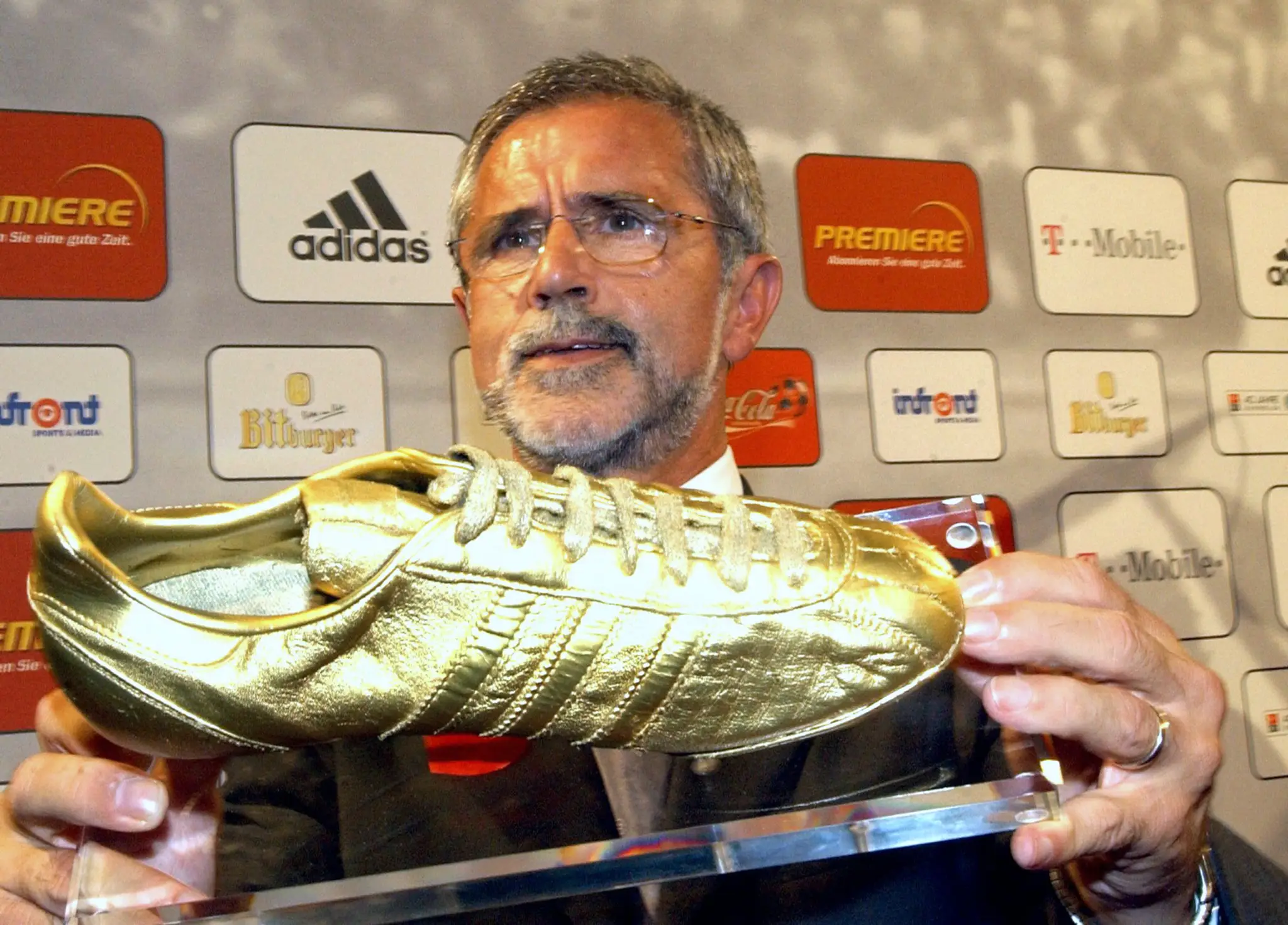 Gerd Müller na archívnej snímke.