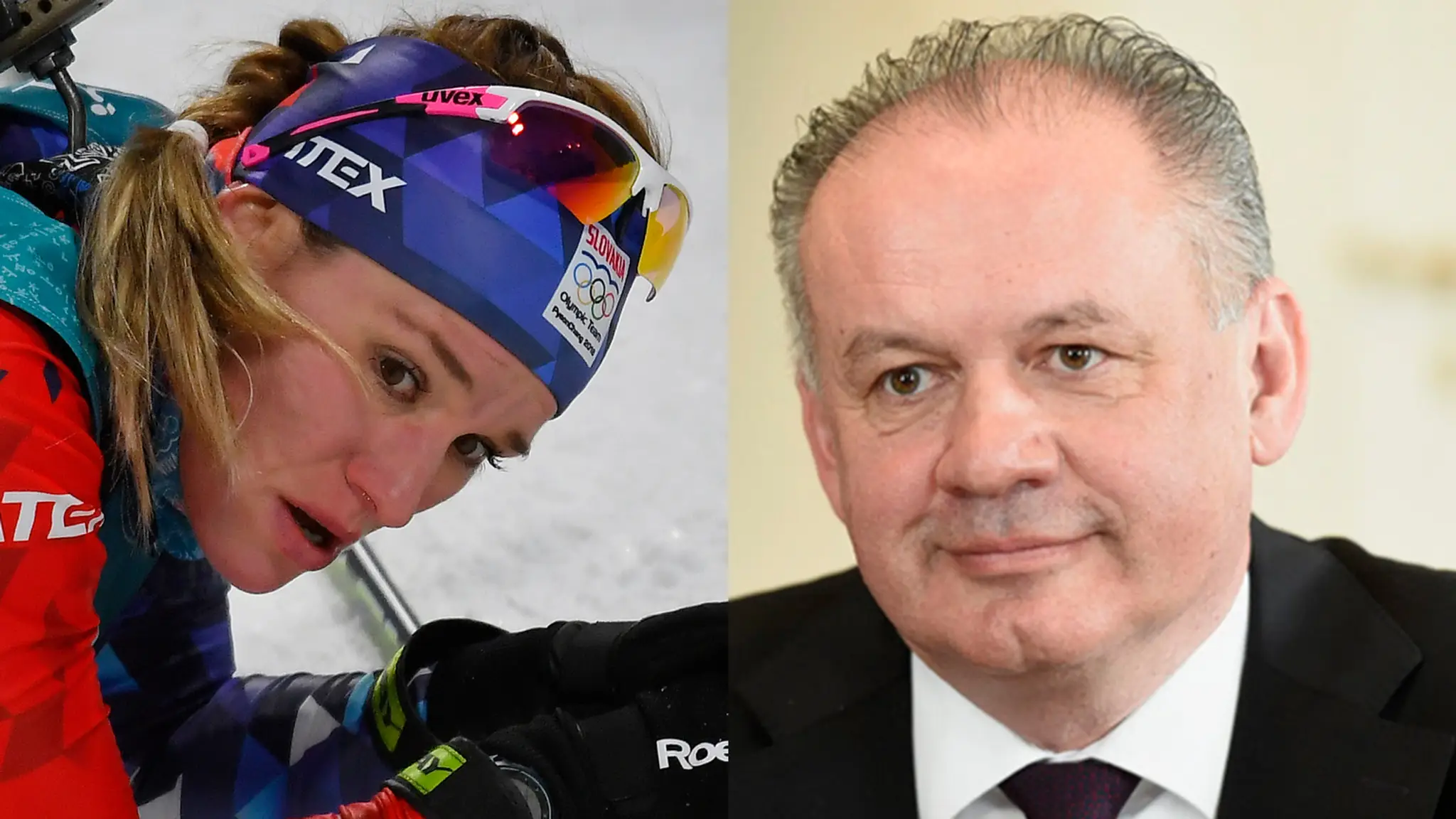 Andrej Kiska povzbudil Paulínu Fialkovú.