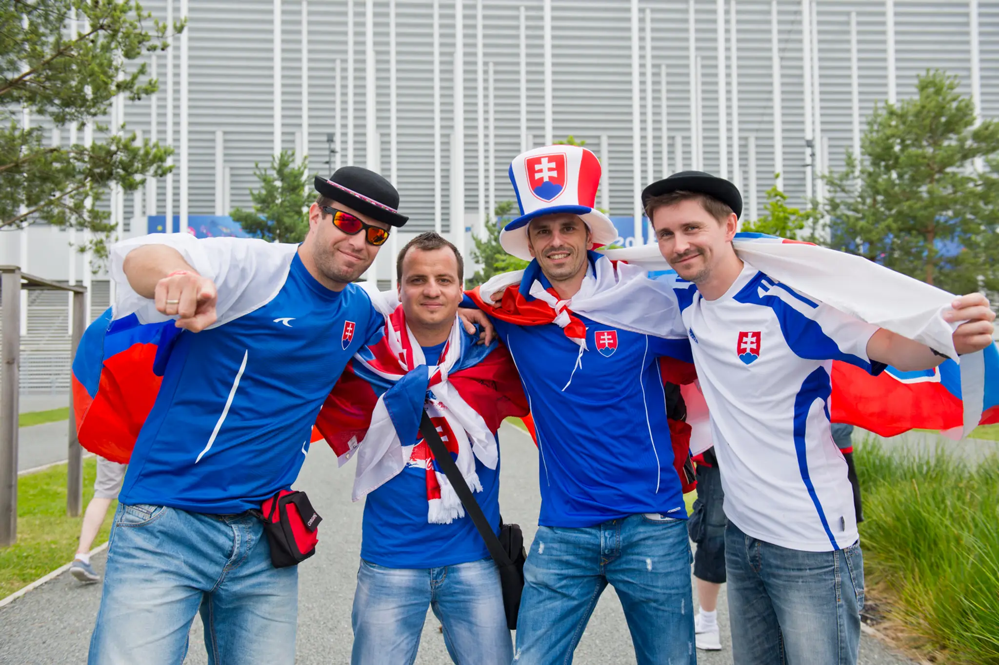 Slovenskí fanúšikovia v Bordeaux