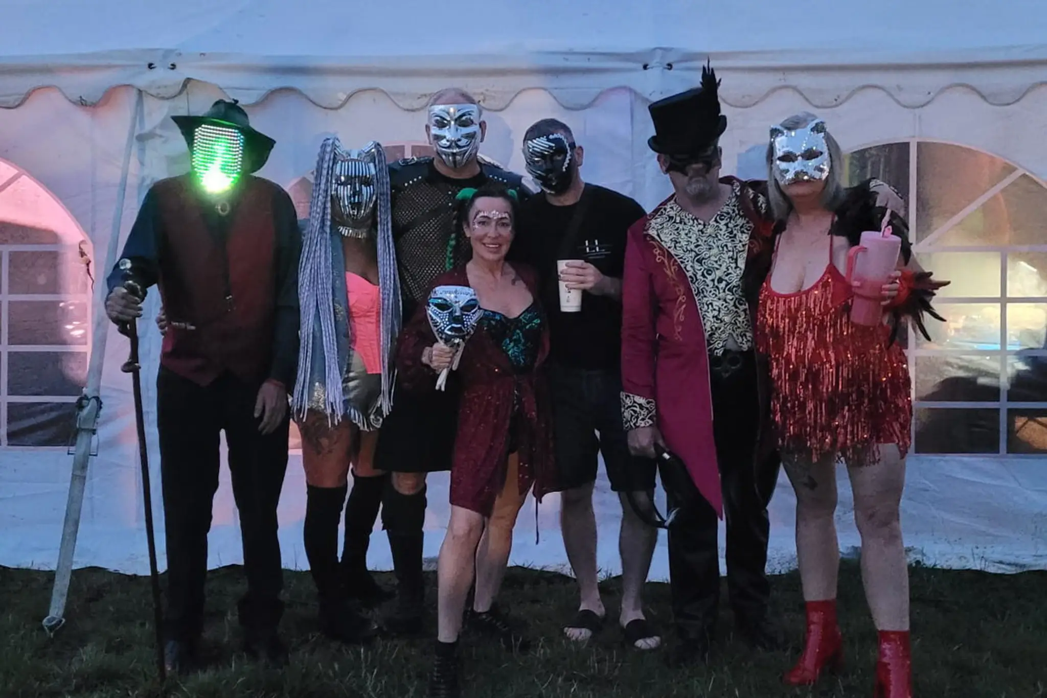 Účastníci swingers festivalu.