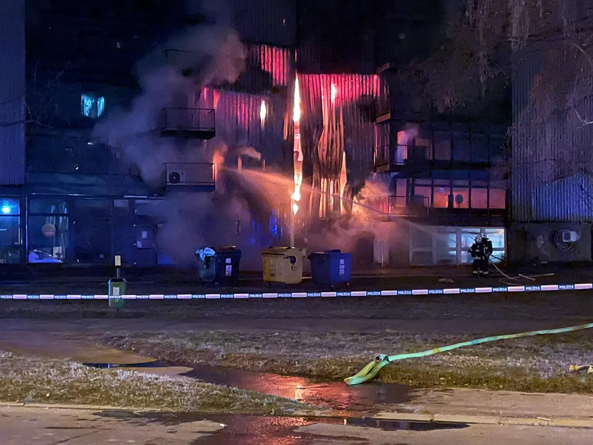 Požiar v Ružinove.