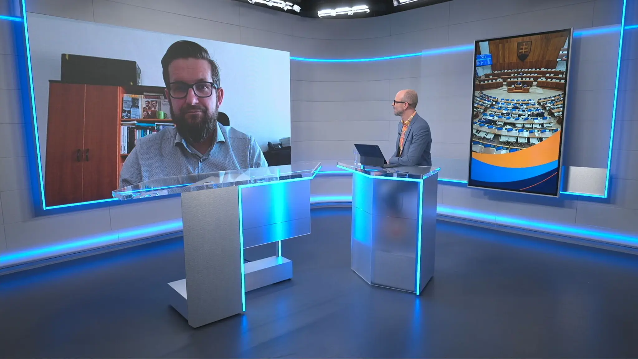 Na snímke politológ Jozef Lenč.