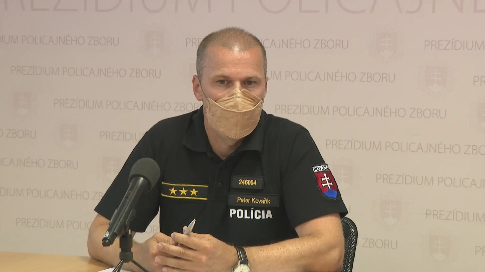 Policajný prezident Peter Kovařík.