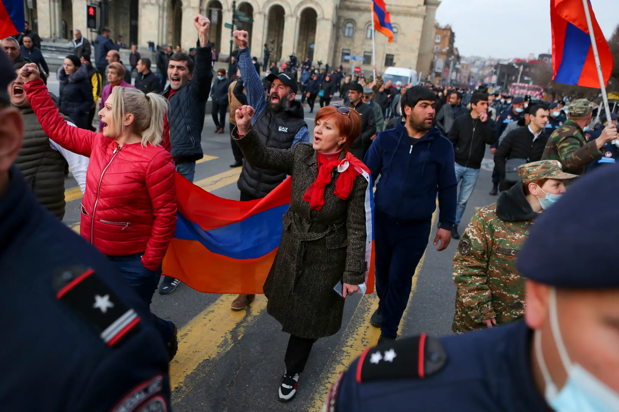 Protivládne protesty v Arménsku