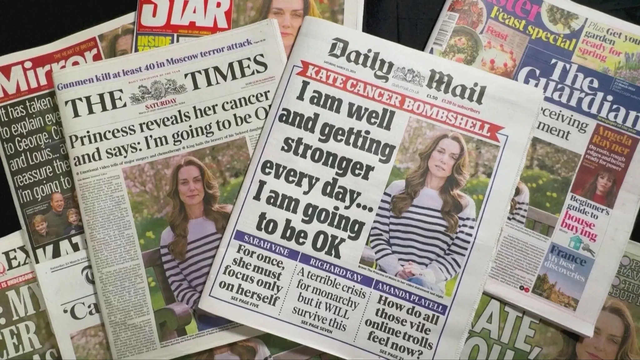 Kate zaplnila titulky britských médií.