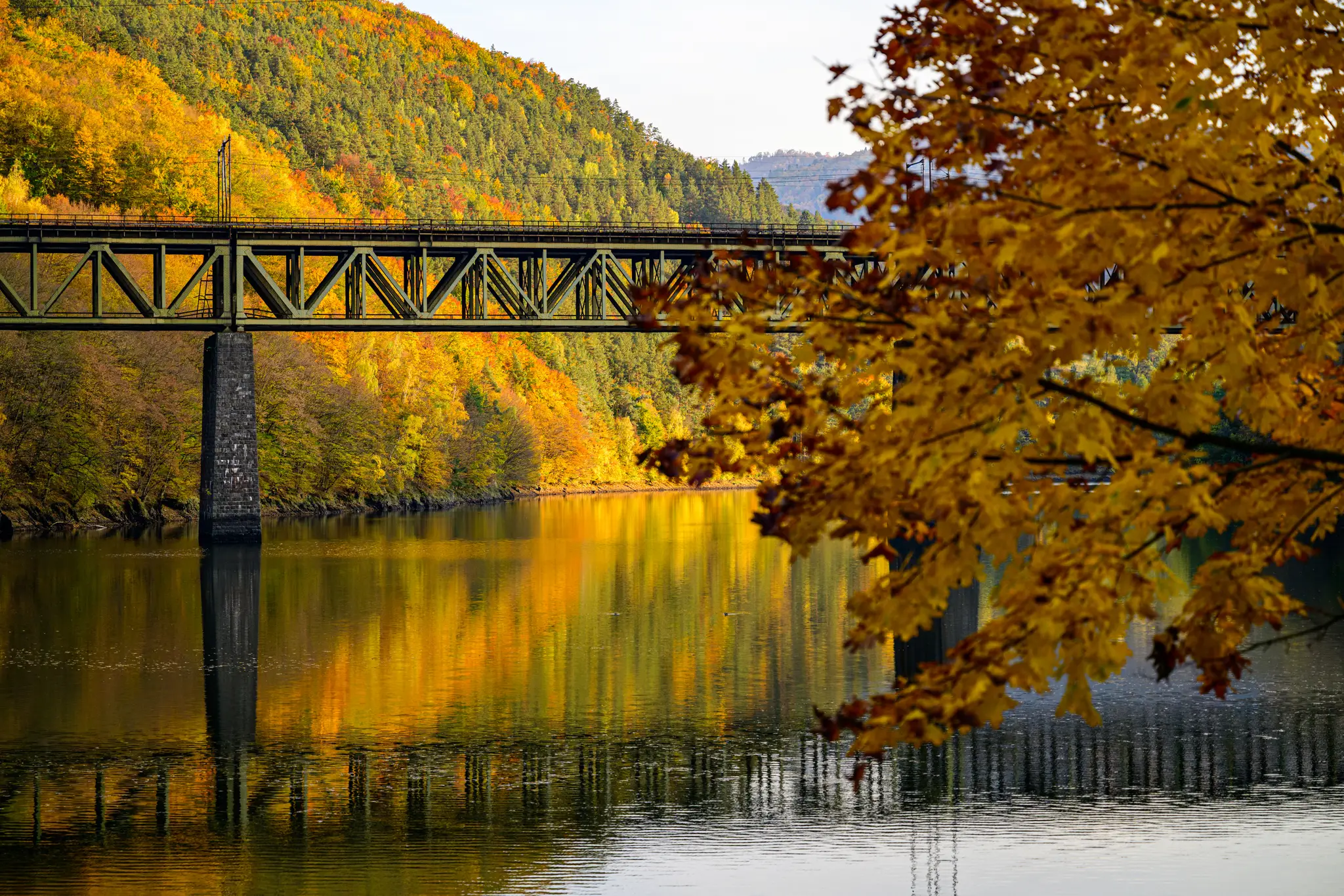 Ružínsky viadukt pri obci Malá Lodina