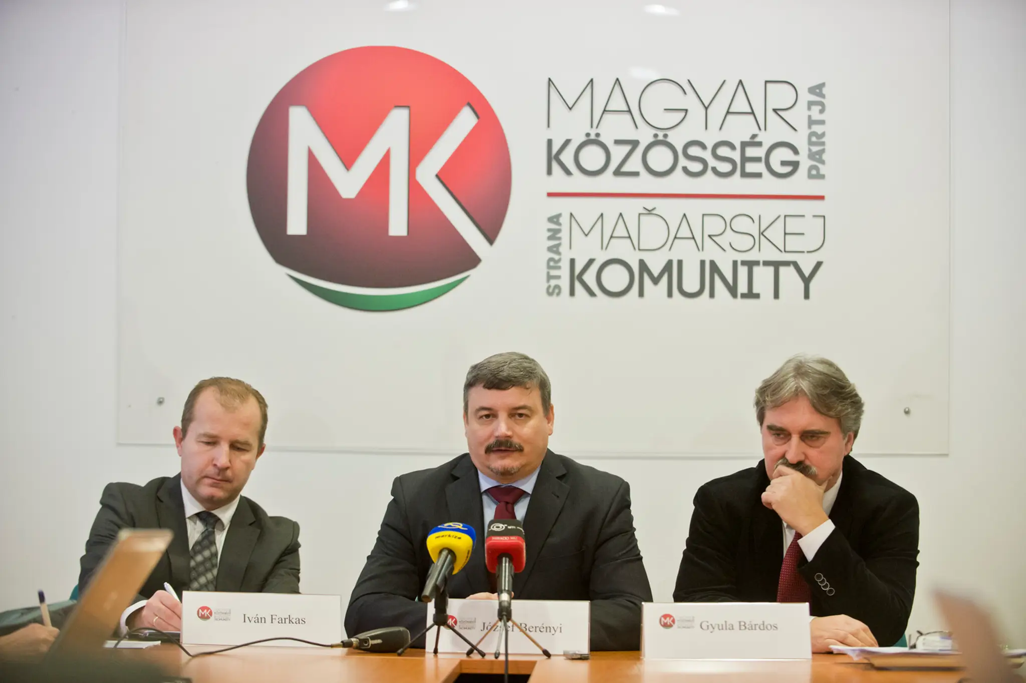 Predstavitelia Strany maďarskej komunity 