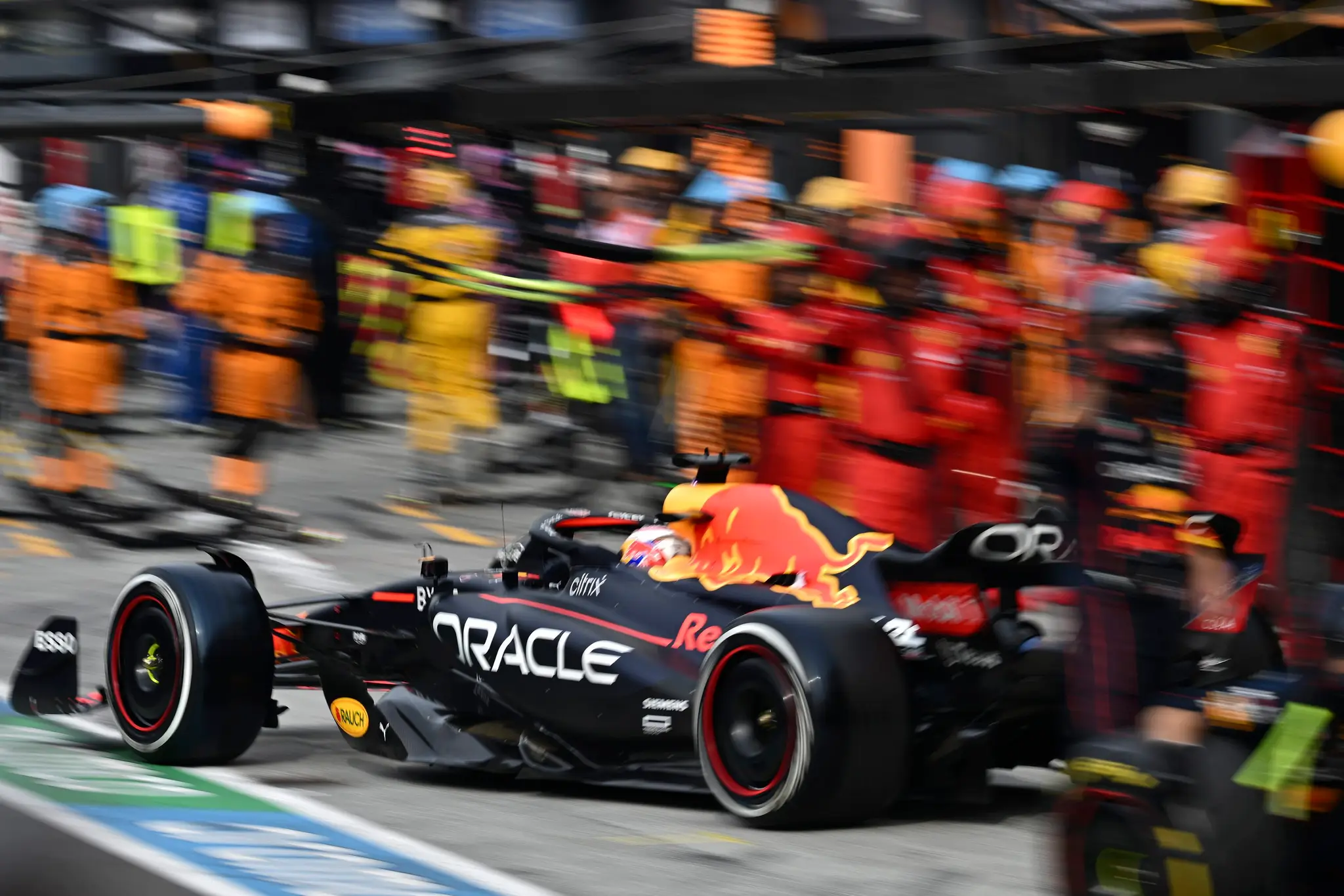 Max Verstappen na Red Bulle