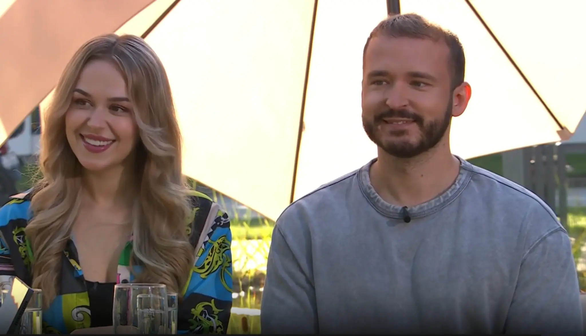 Speváčka Nia a zabávač Matej Zrebný. 