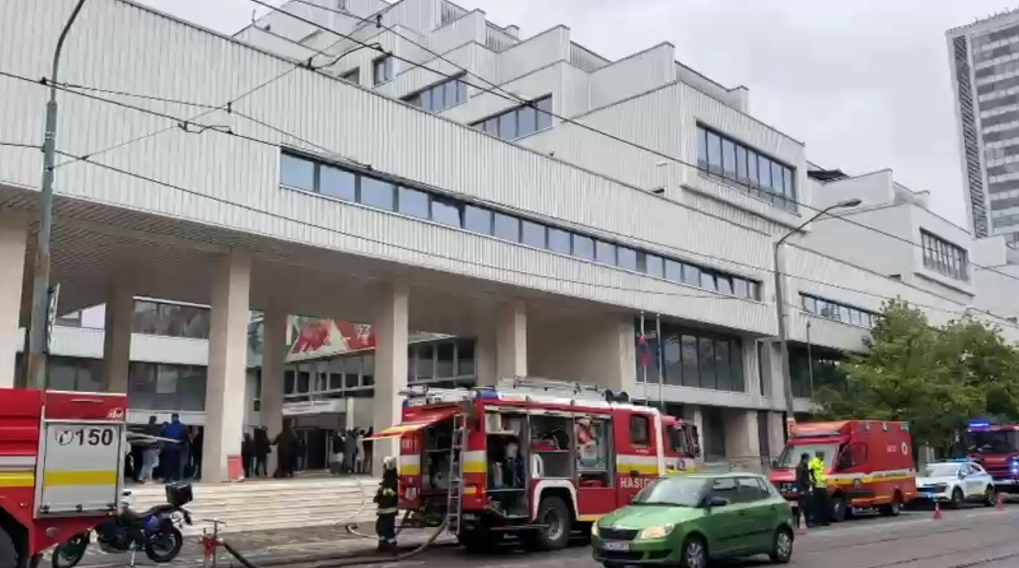 Požiar na STU