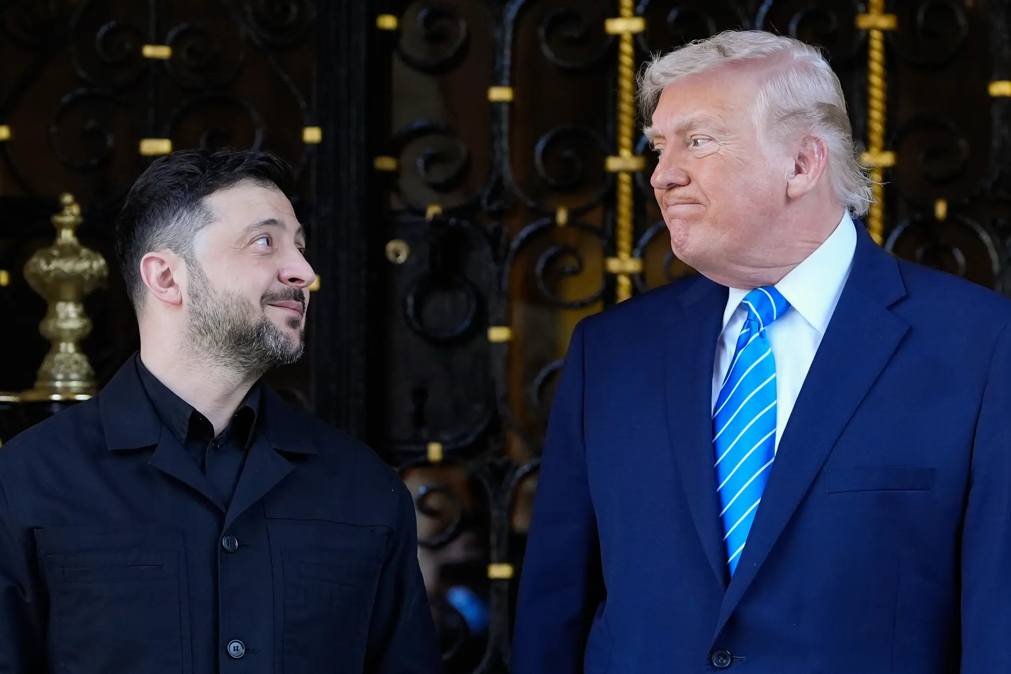 Volodymyr Zelenskyj a Donald Trump