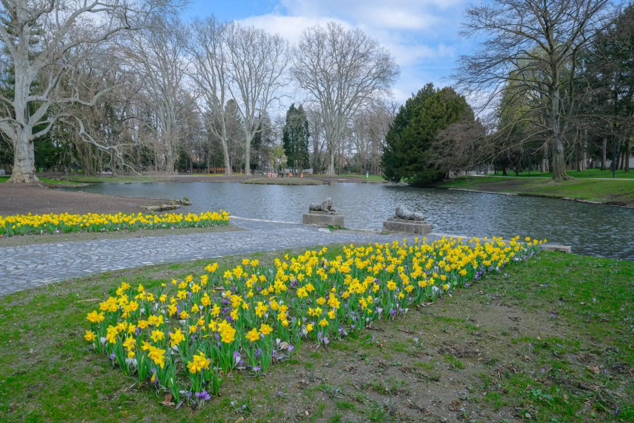 Kaštieľsky park v Stupave po revitalizácii.