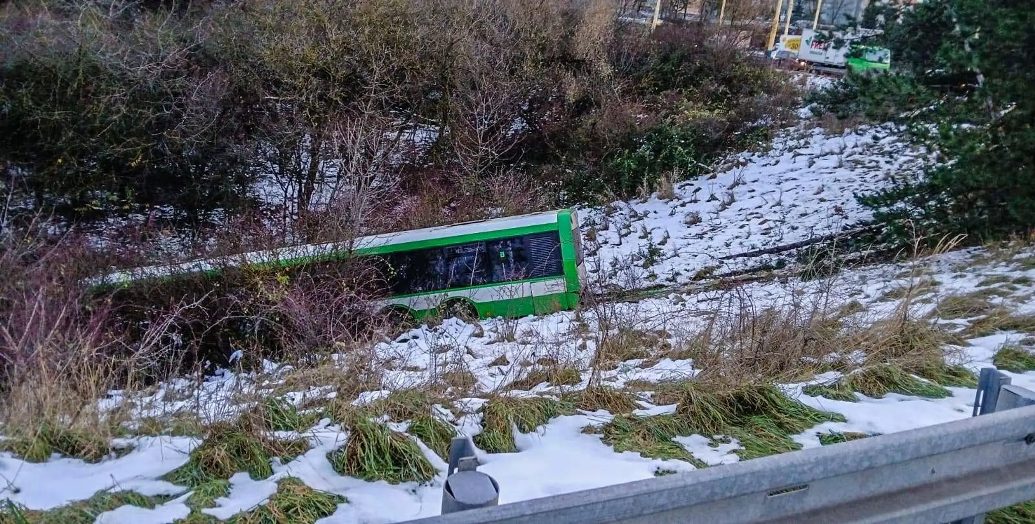 Vodič autobusu dostal šmyk