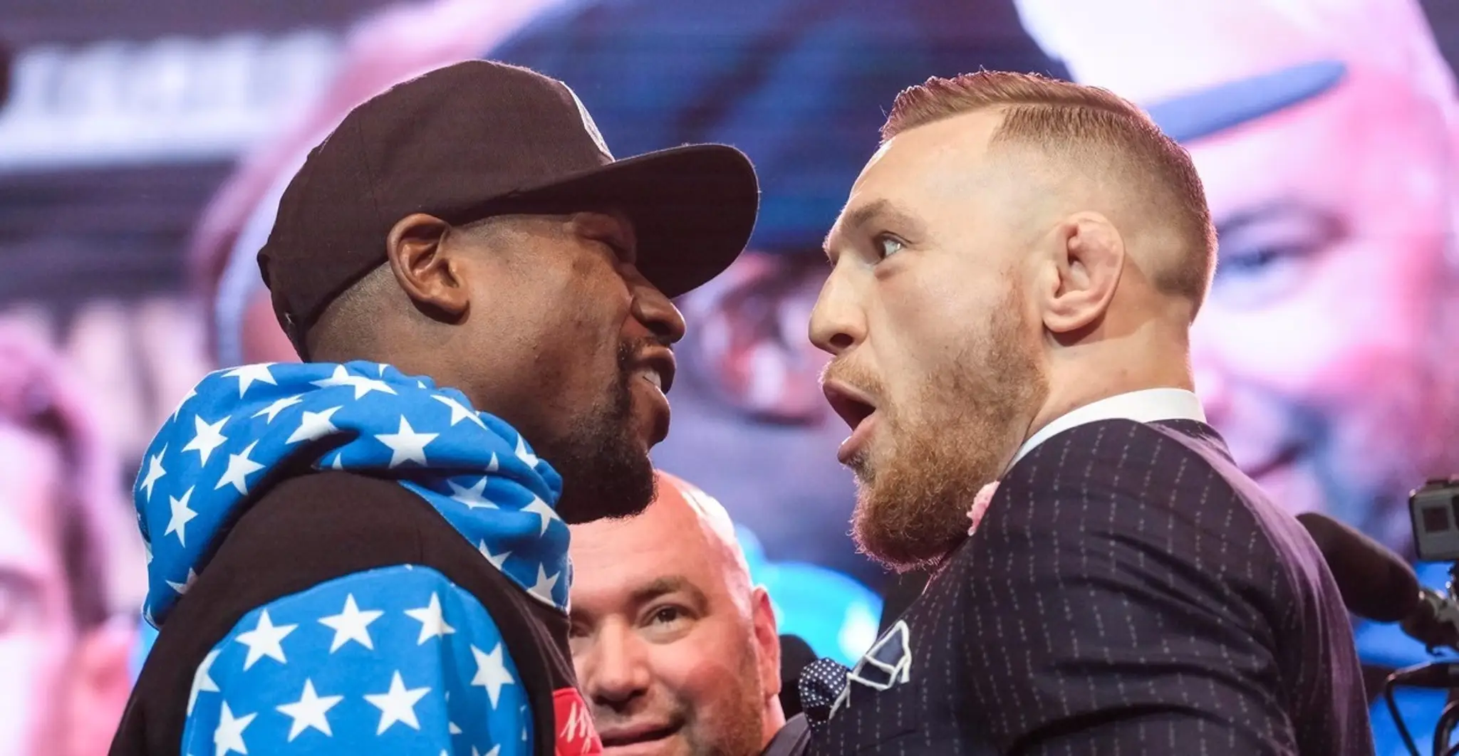 Floyd Mayweather a Connor McGregor.