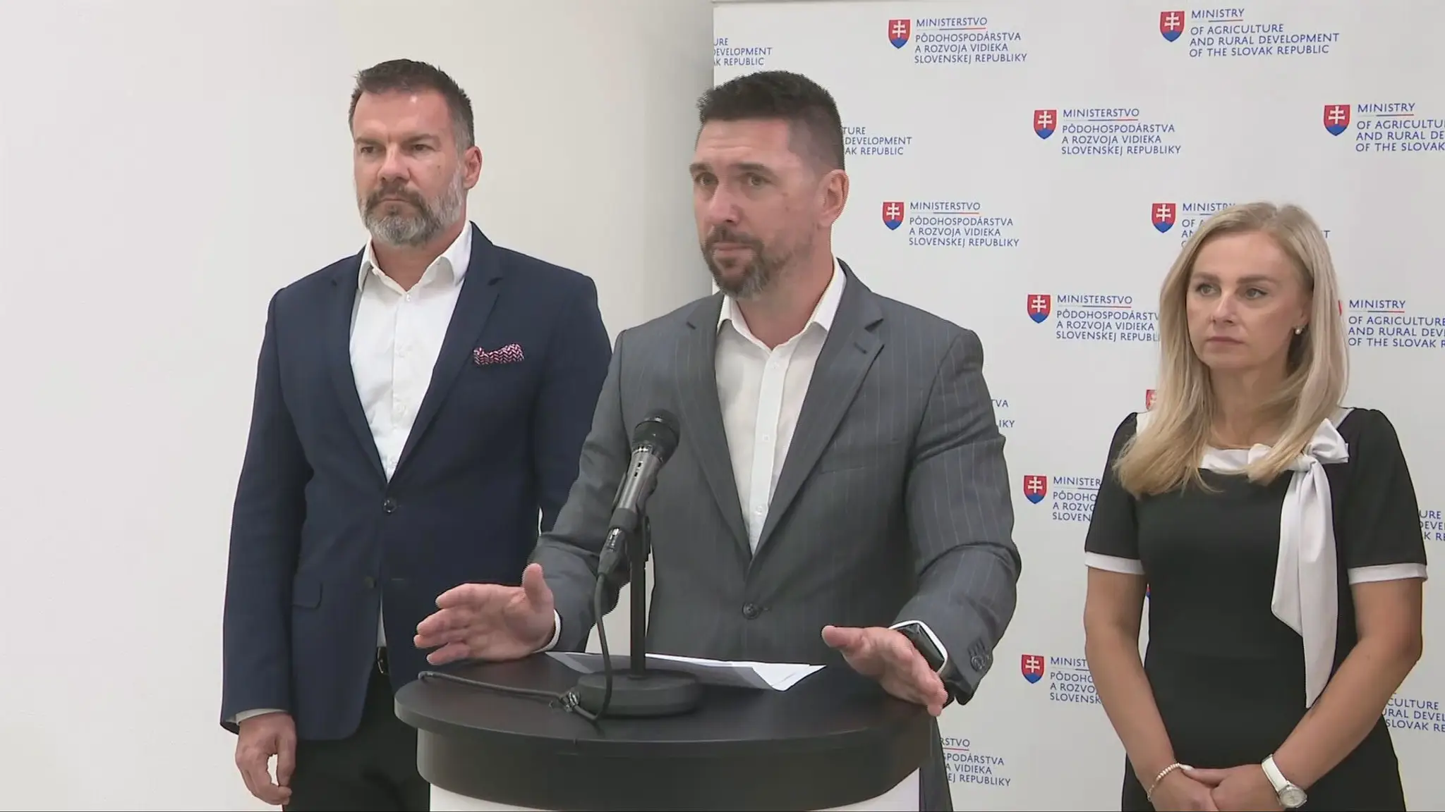 Minister pôdohospodárstva a rozvoja vidieka Richard Takáč